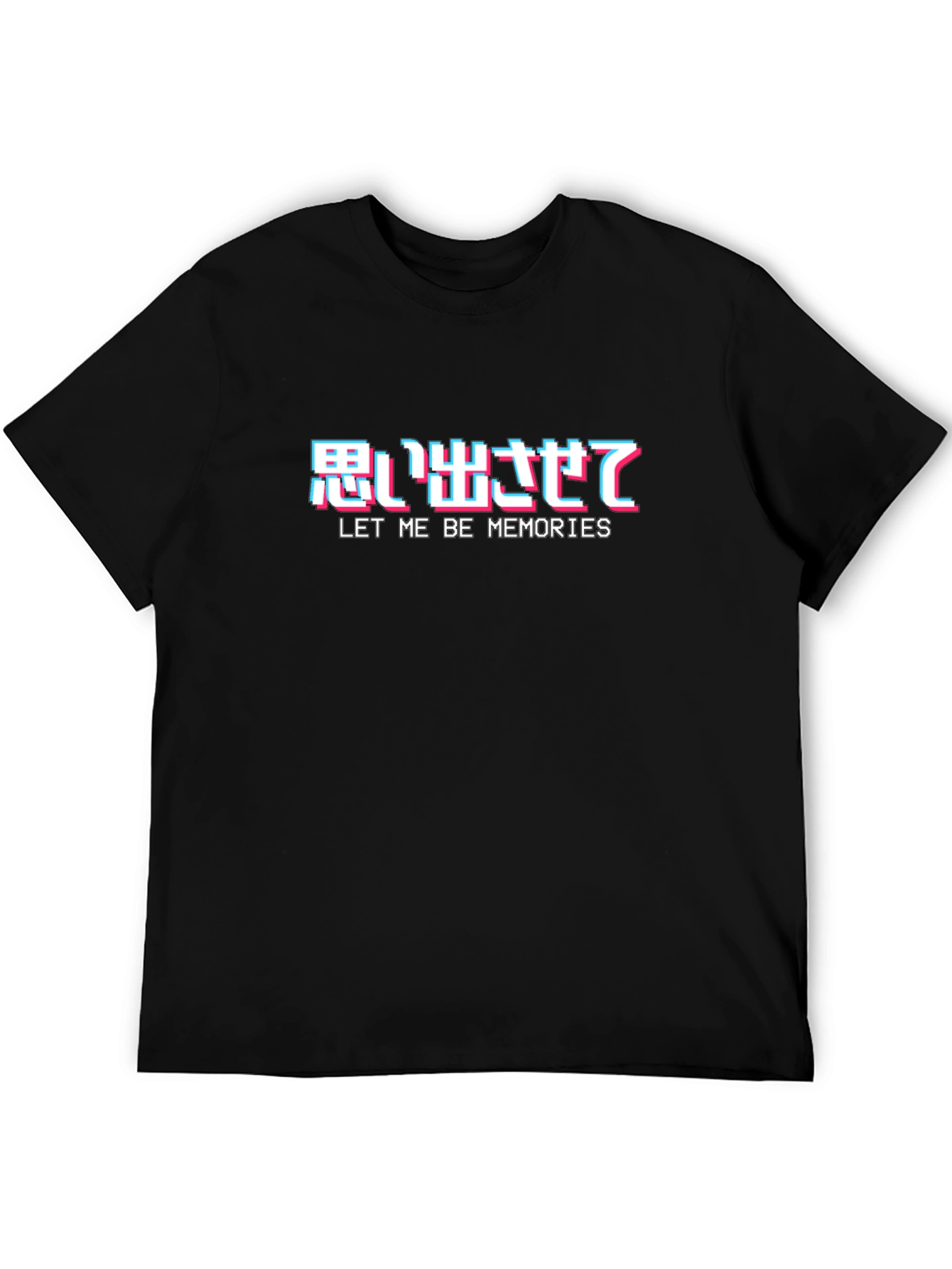 Black Graphic Tee - Let Me Be Memories