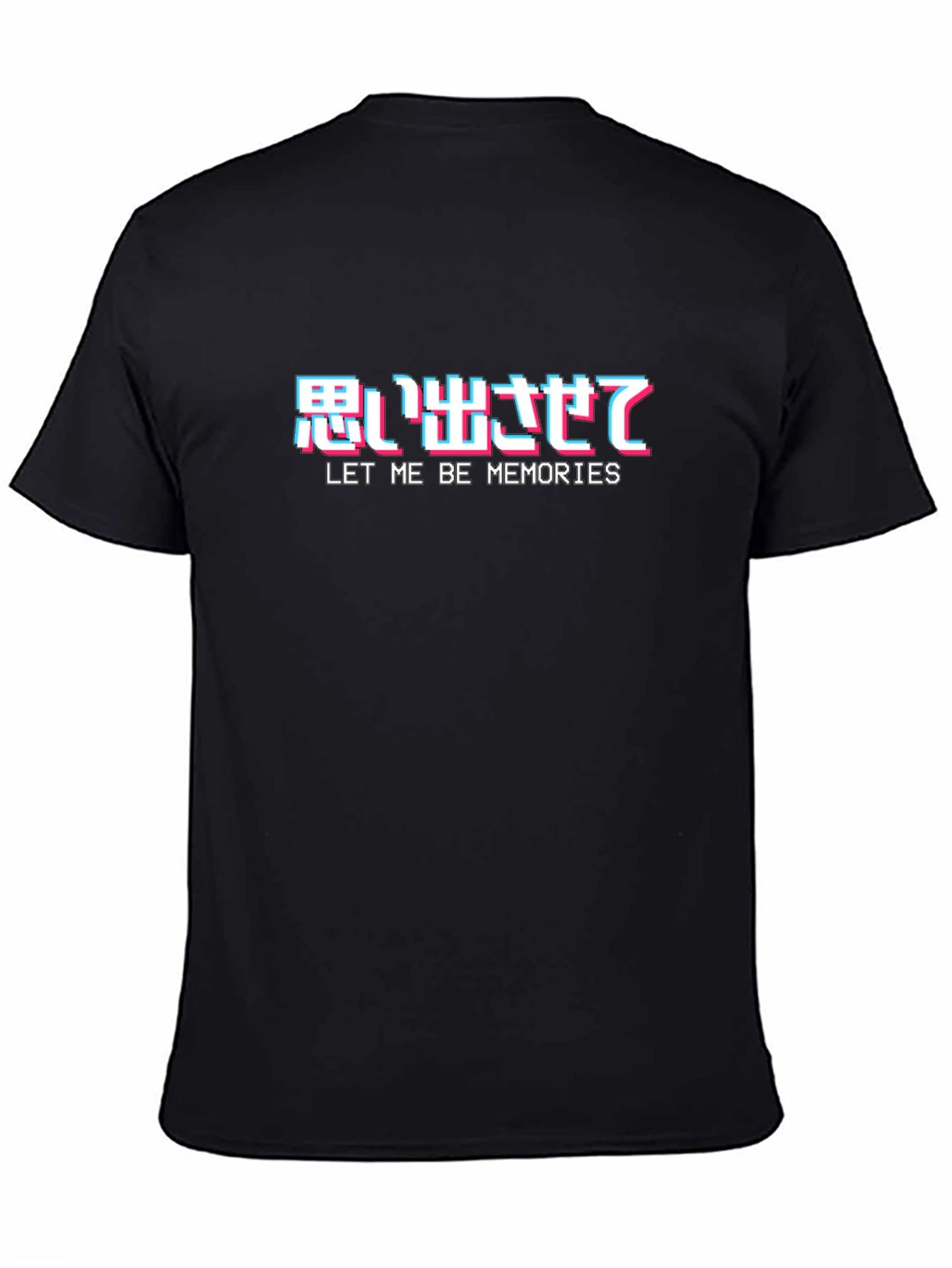 Black Graphic Tee - Let Me Be Memories