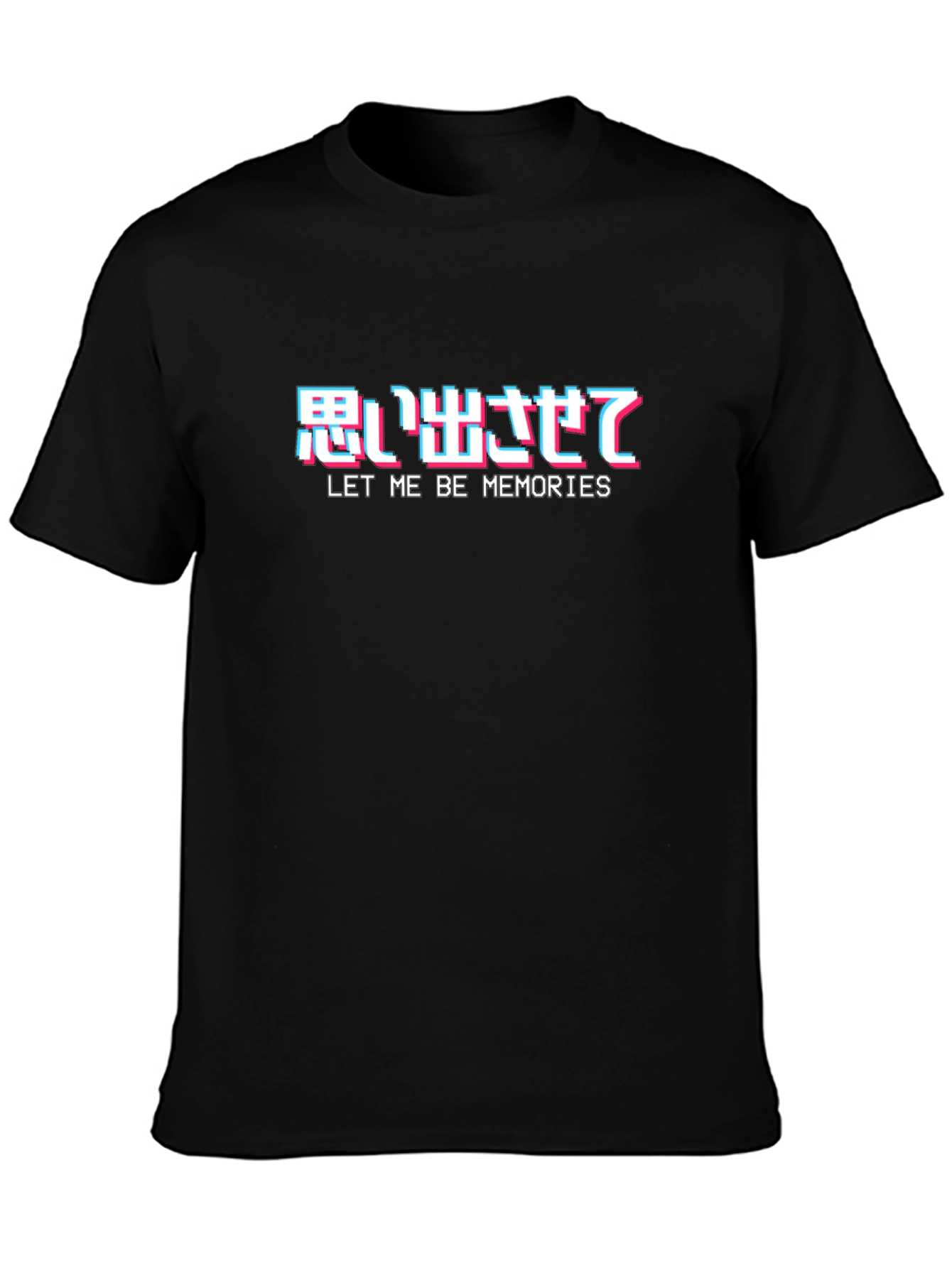Black Graphic Tee - Let Me Be Memories