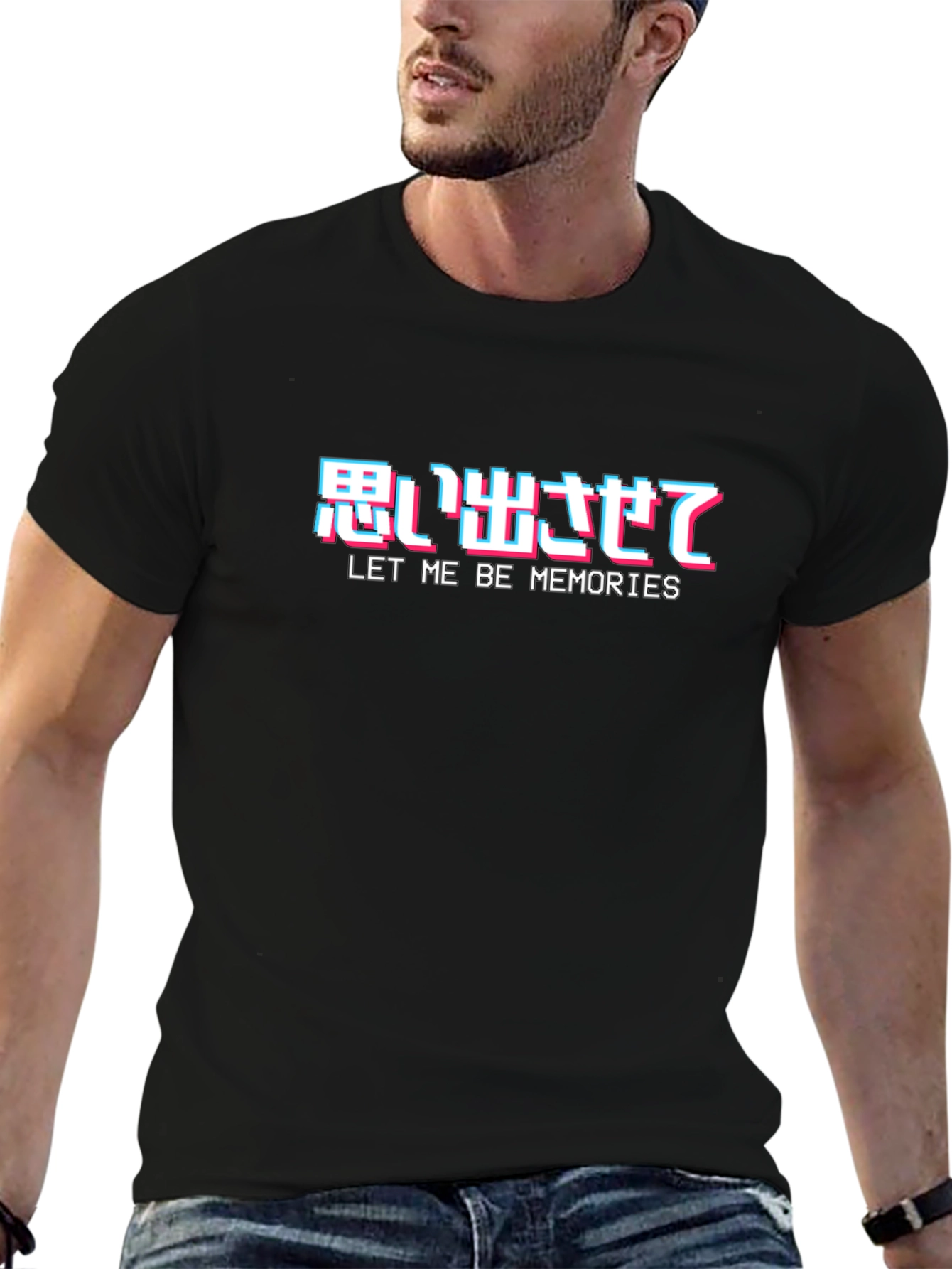 Black Graphic Tee - Let Me Be Memories
