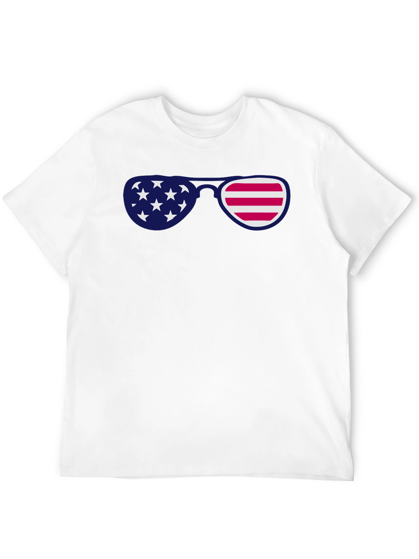 Patriotic Sunglasses Graphic Tee - USA Pride