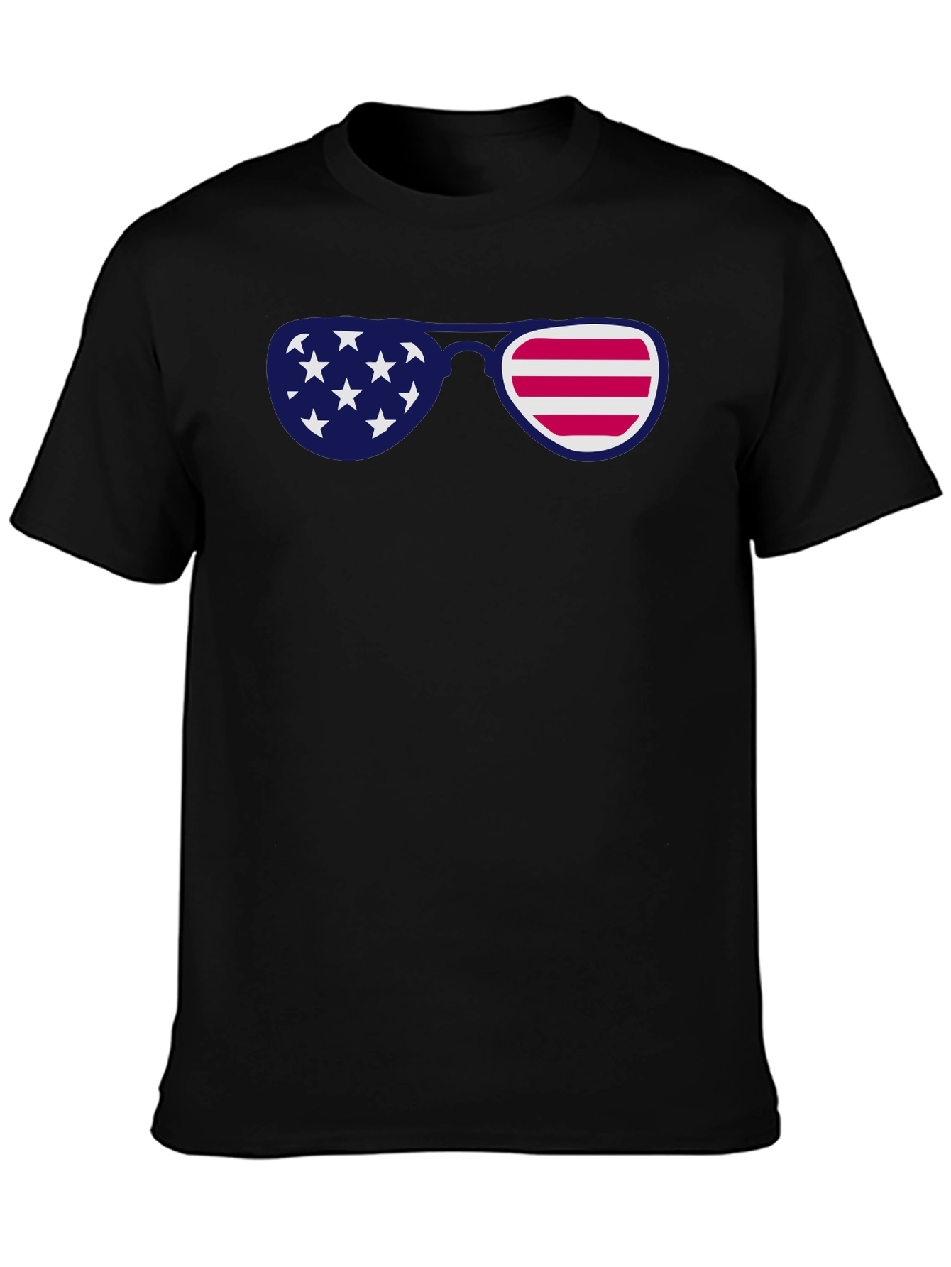 Patriotic Sunglasses Graphic Tee - USA Pride