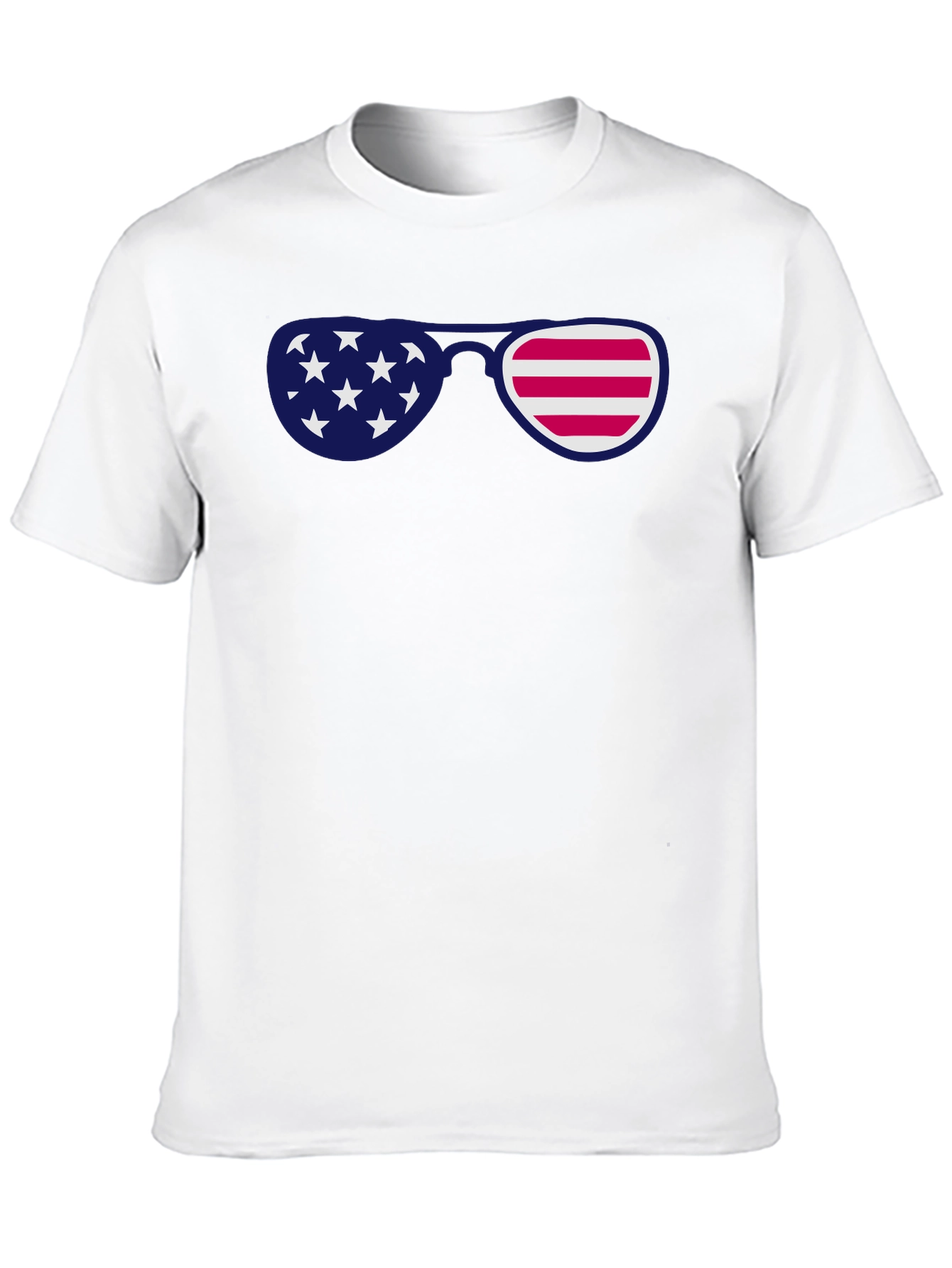 Patriotic Sunglasses Graphic Tee - USA Pride