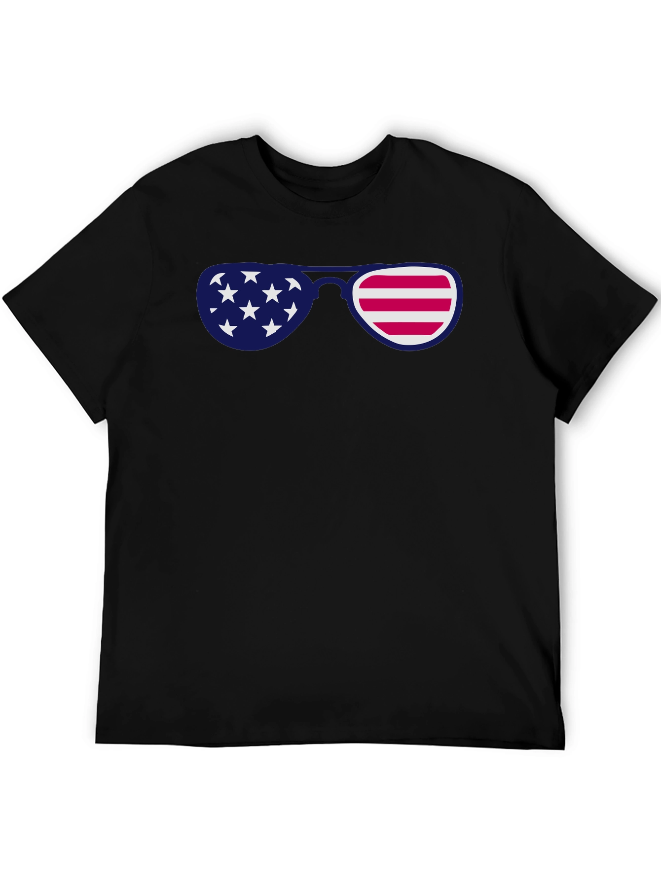 Patriotic Sunglasses Graphic Tee - USA Pride
