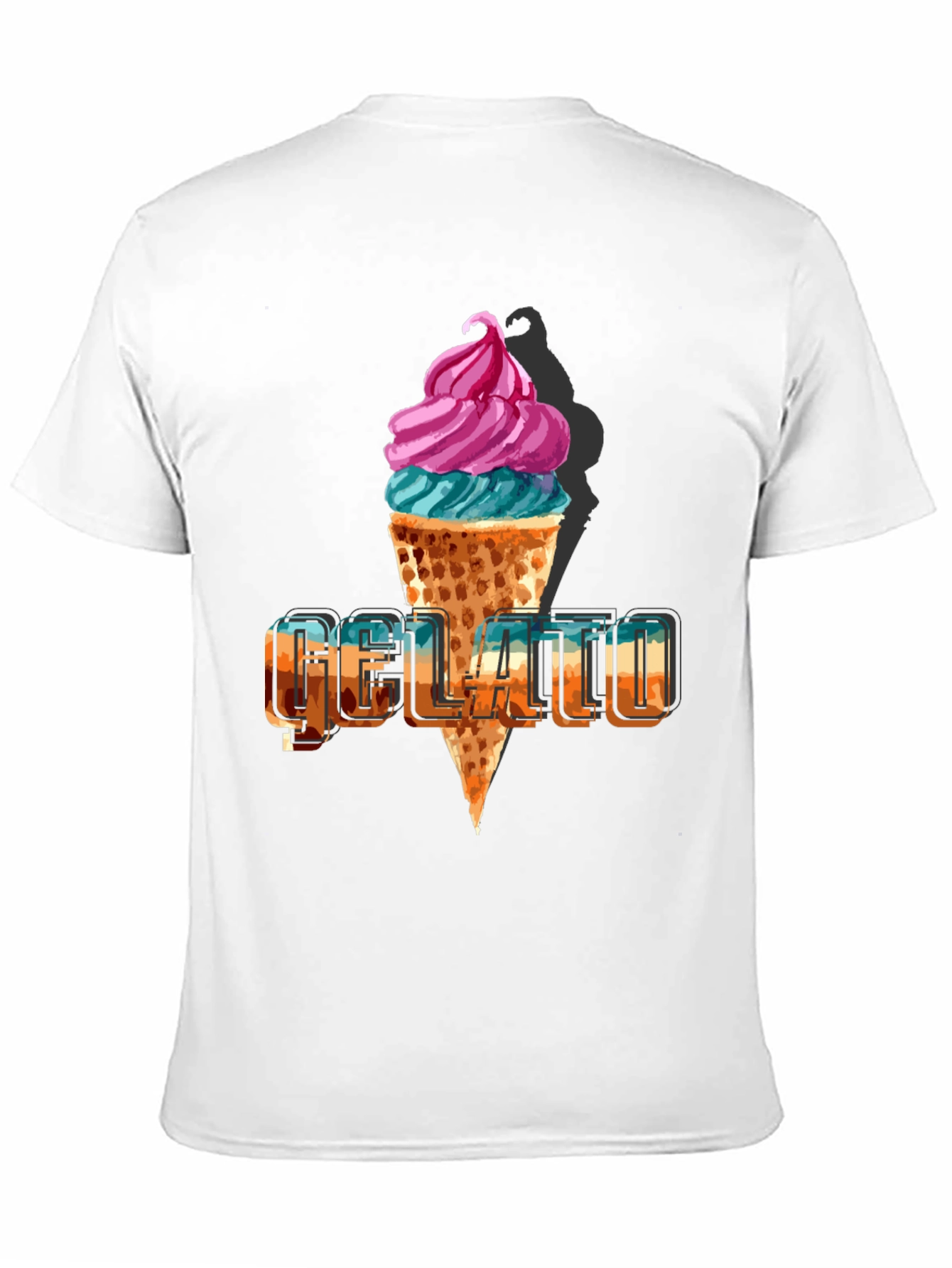 Gelato Graphic T-Shirt - Cool Summer Style