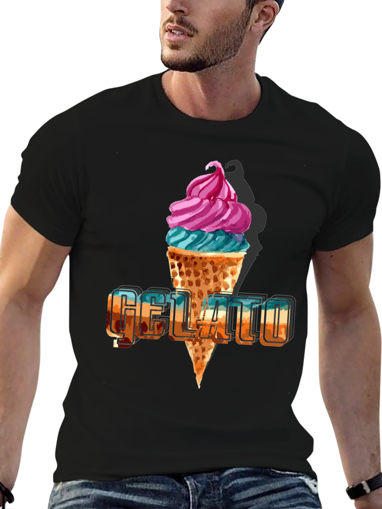 Gelato Graphic T-Shirt - Cool Summer Style