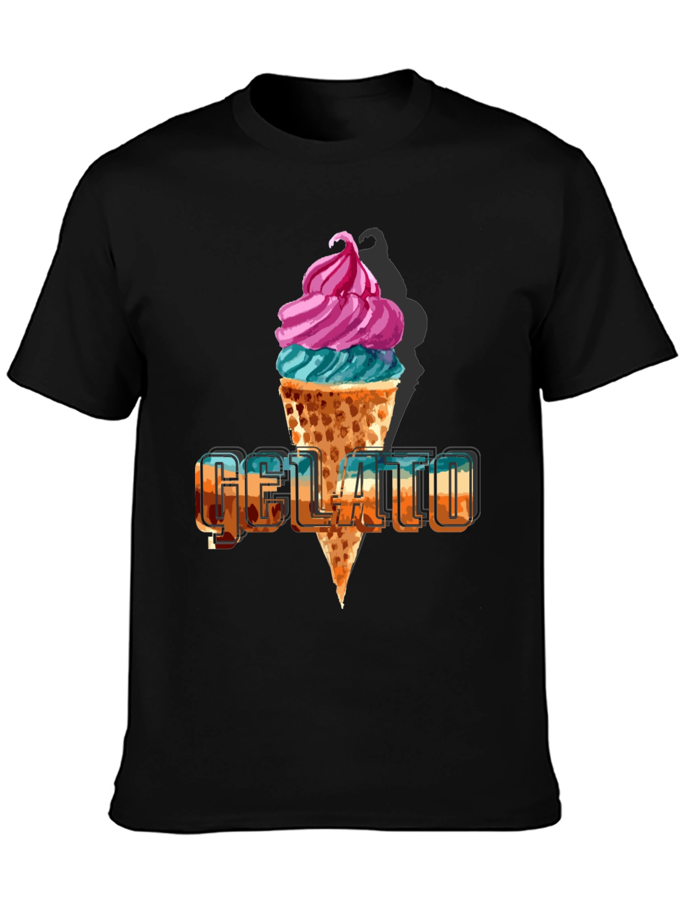 Gelato Graphic T-Shirt - Cool Summer Style
