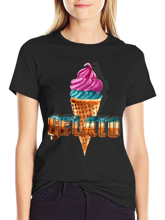 Gelato Graphic T-Shirt - Cool Summer Style