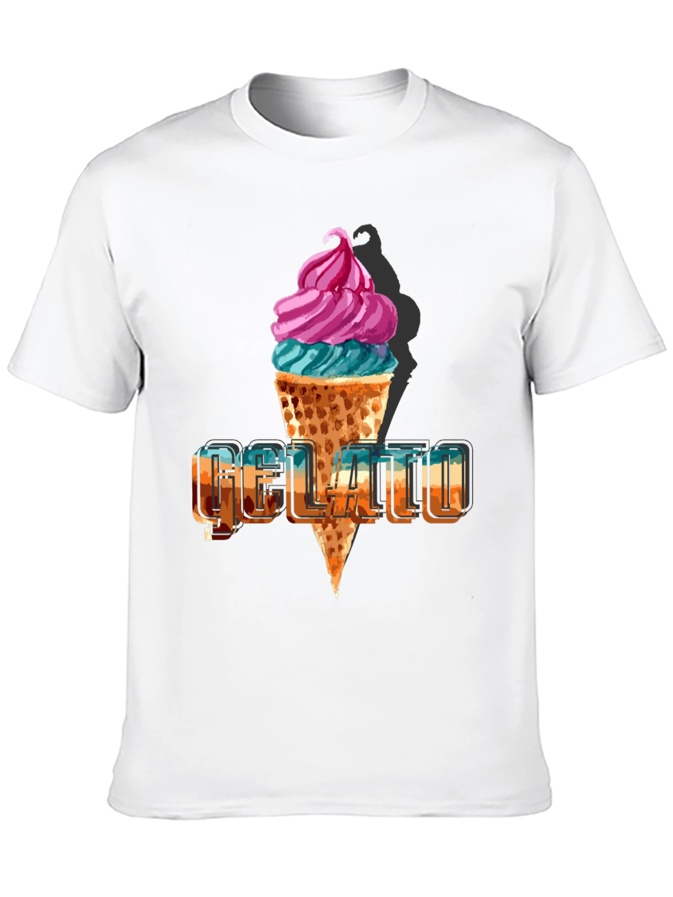 Gelato Graphic T-Shirt - Cool Summer Style