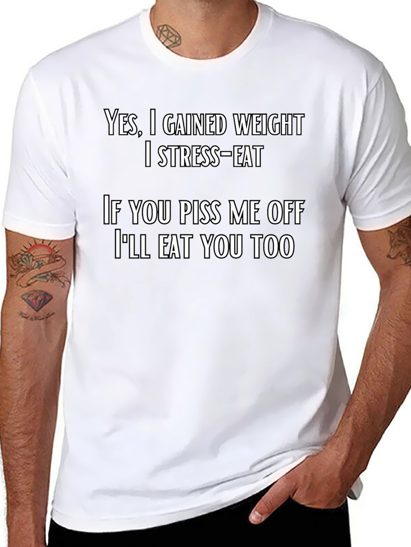 Funny Stress-Eat T-Shirt
