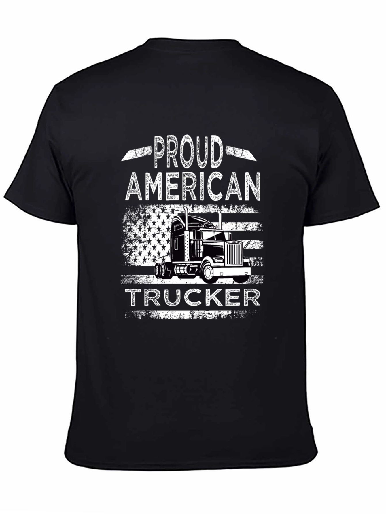 Proud American Trucker Graphic Tee