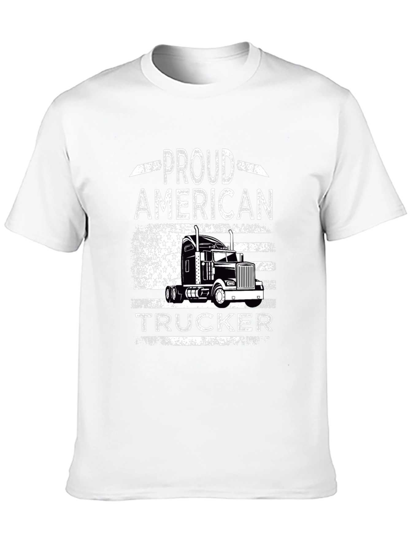 Proud American Trucker Graphic Tee