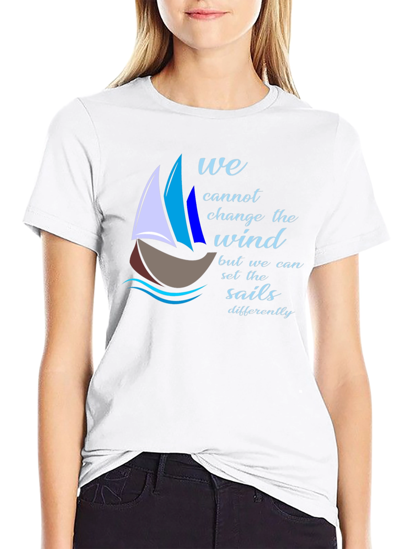 Sailing Quote T-Shirt - Change the Sails!