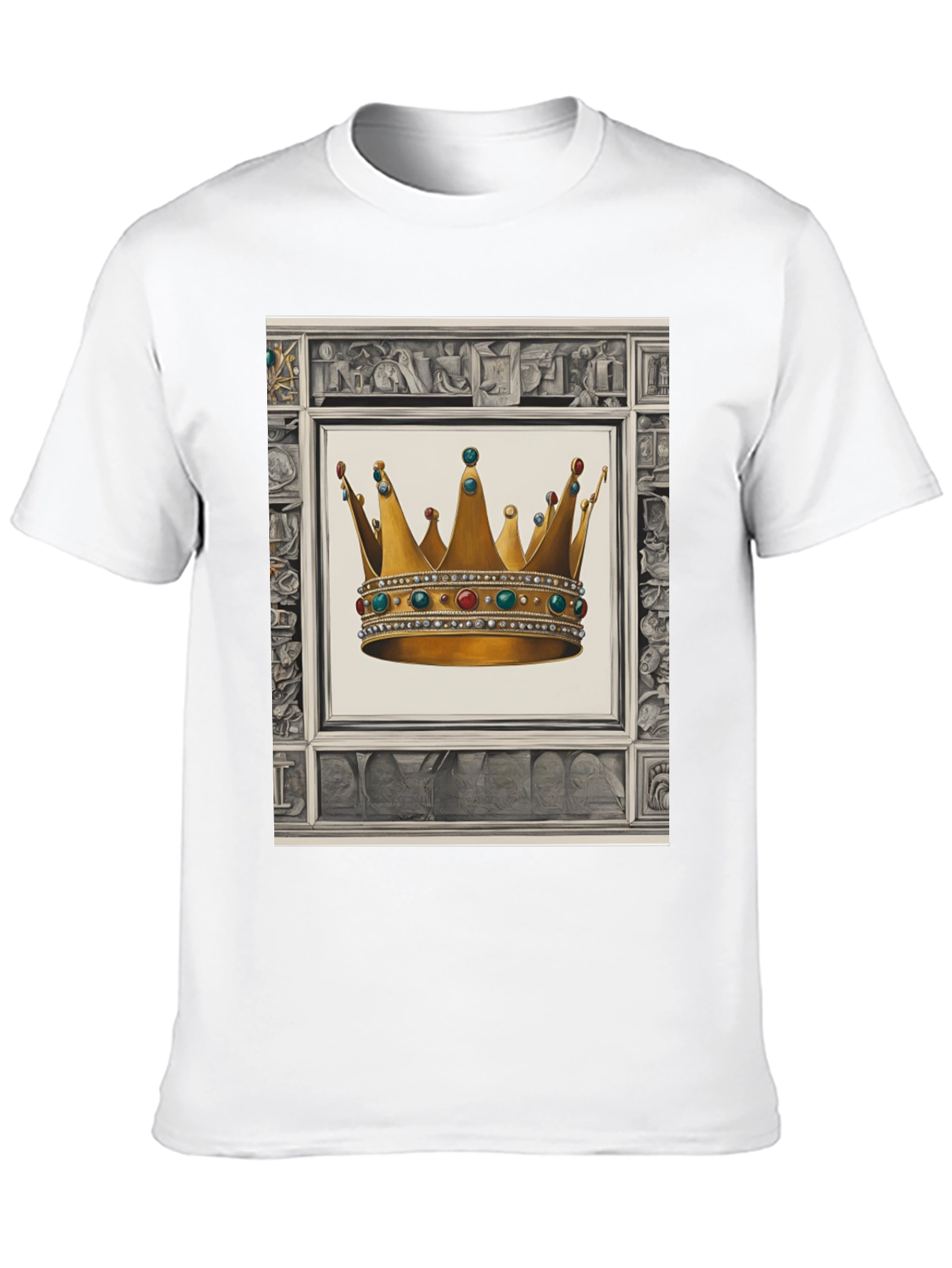 Royal Crown Graphic Tee - Black