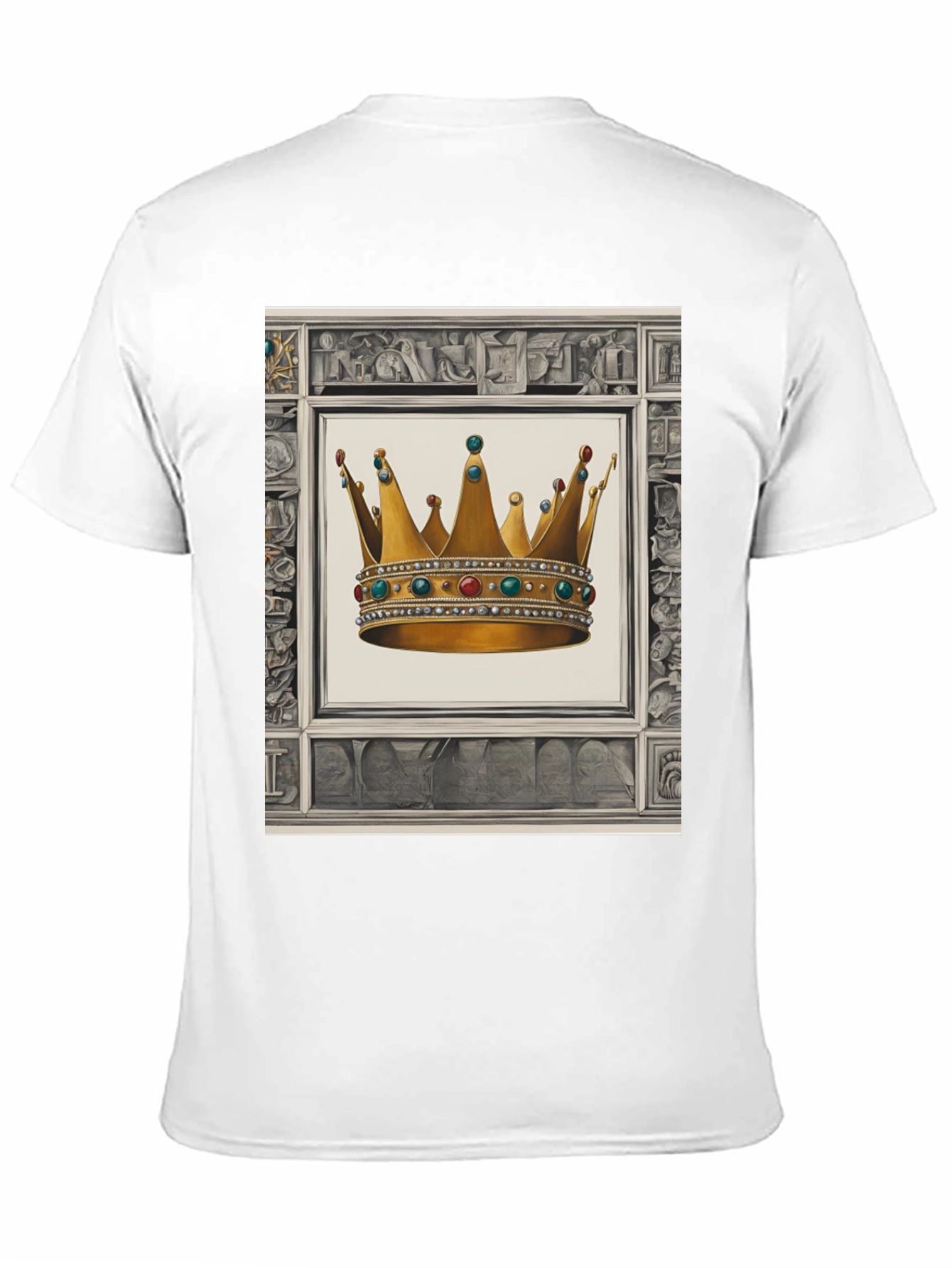 Royal Crown Graphic Tee - Black