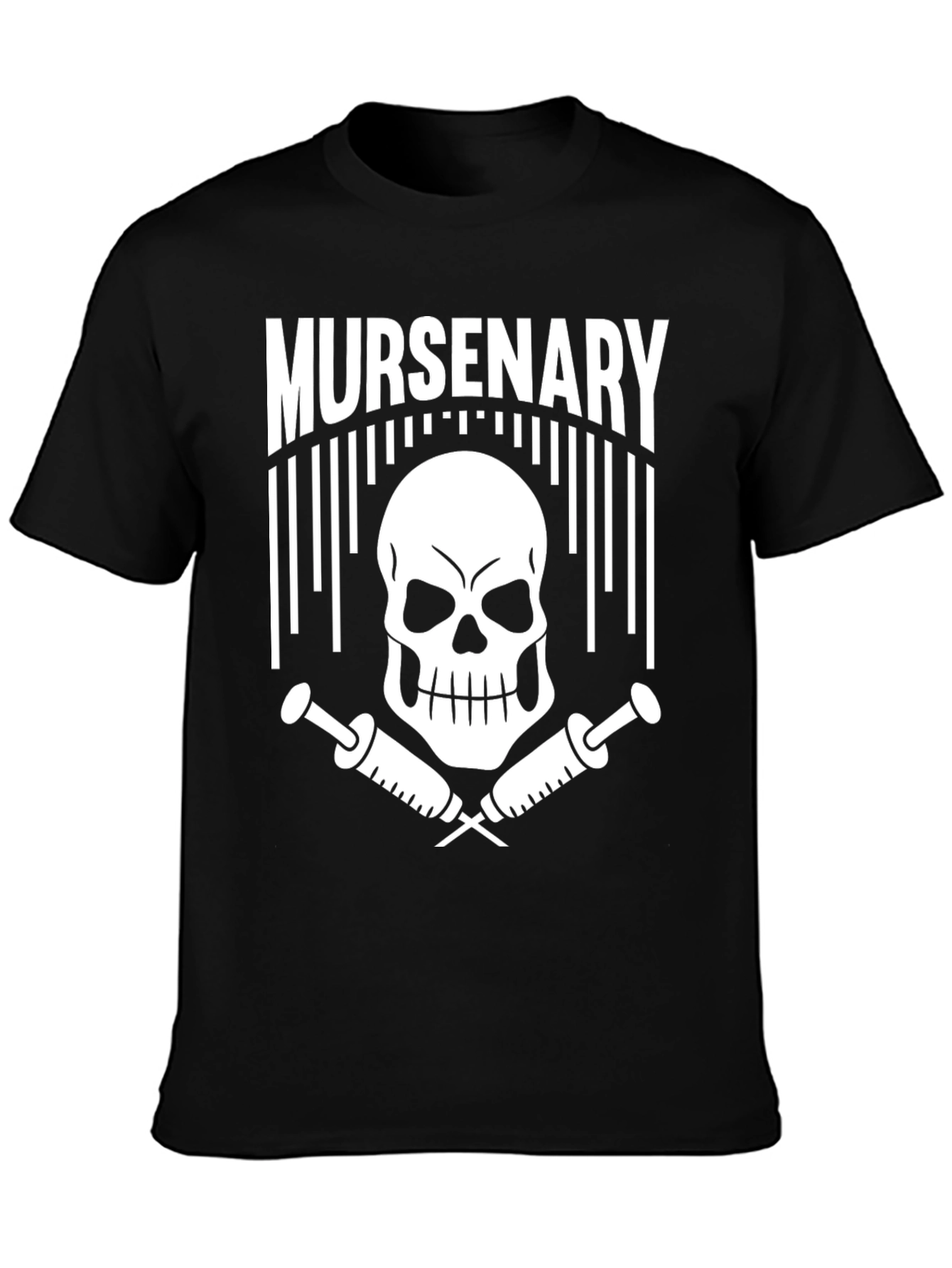 Murcenary Skull & Syringe Graphic Tee
