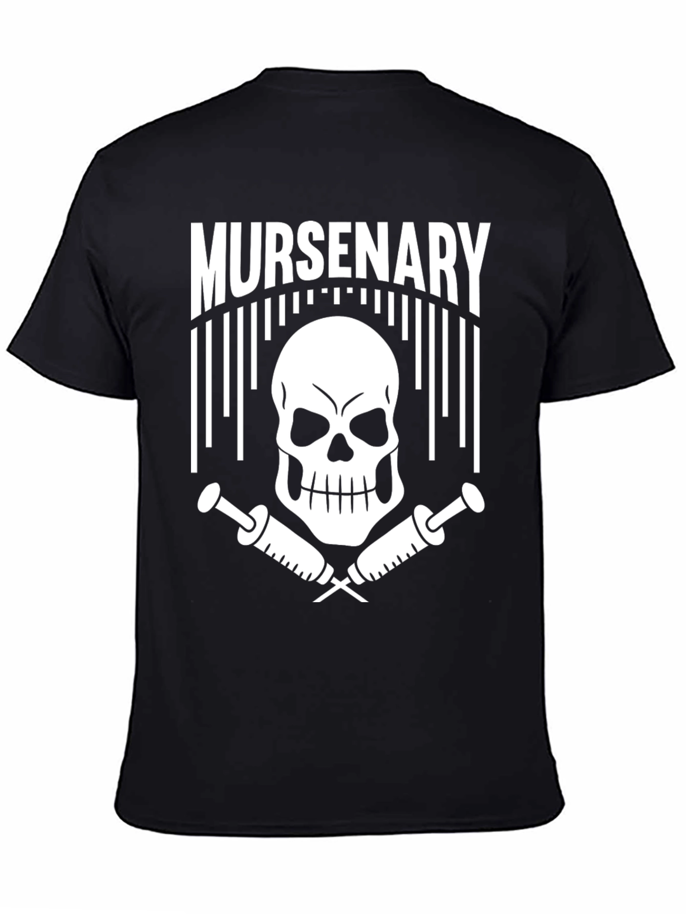 Murcenary Skull & Syringe Graphic Tee