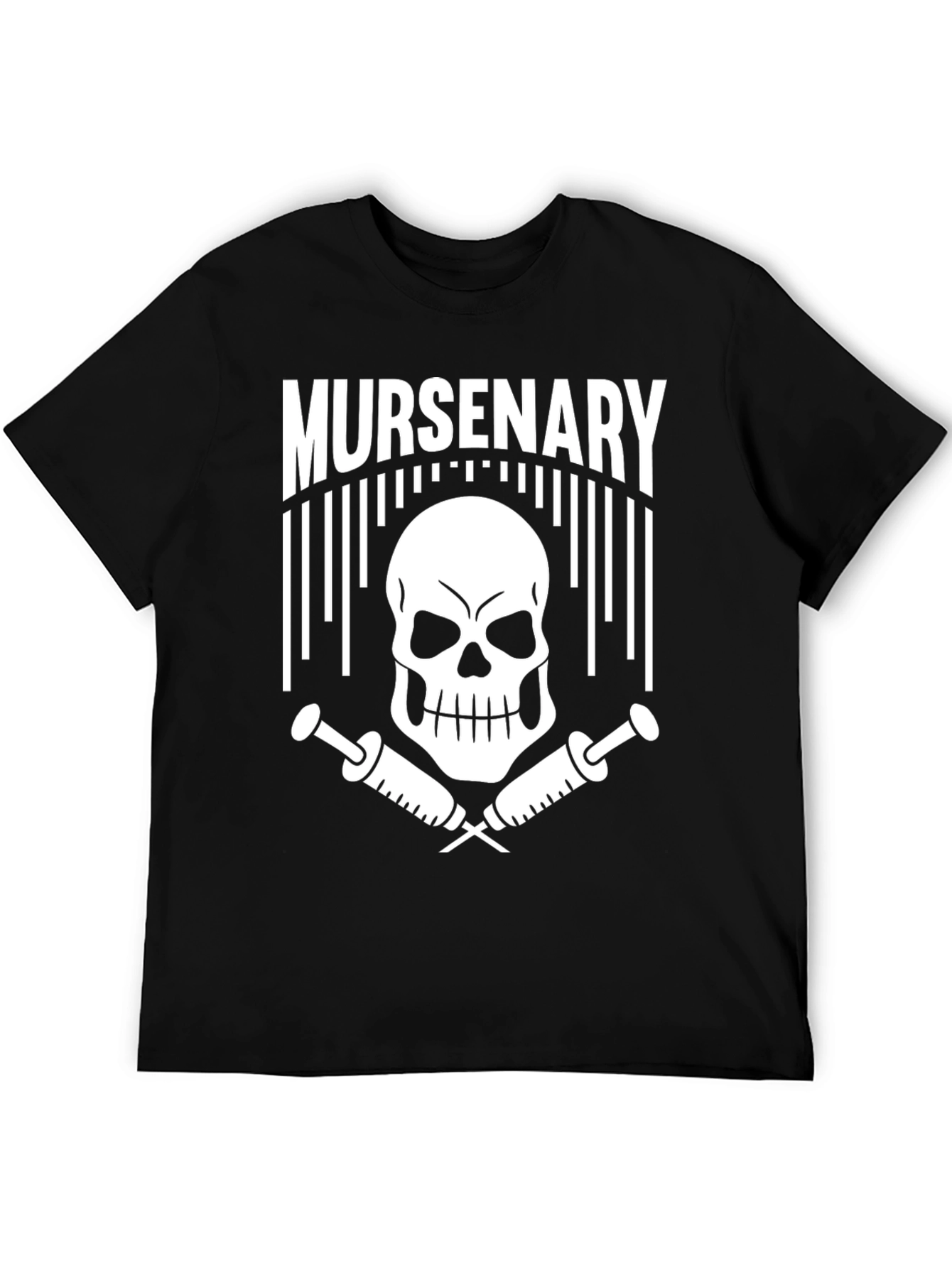 Murcenary Skull & Syringe Graphic Tee