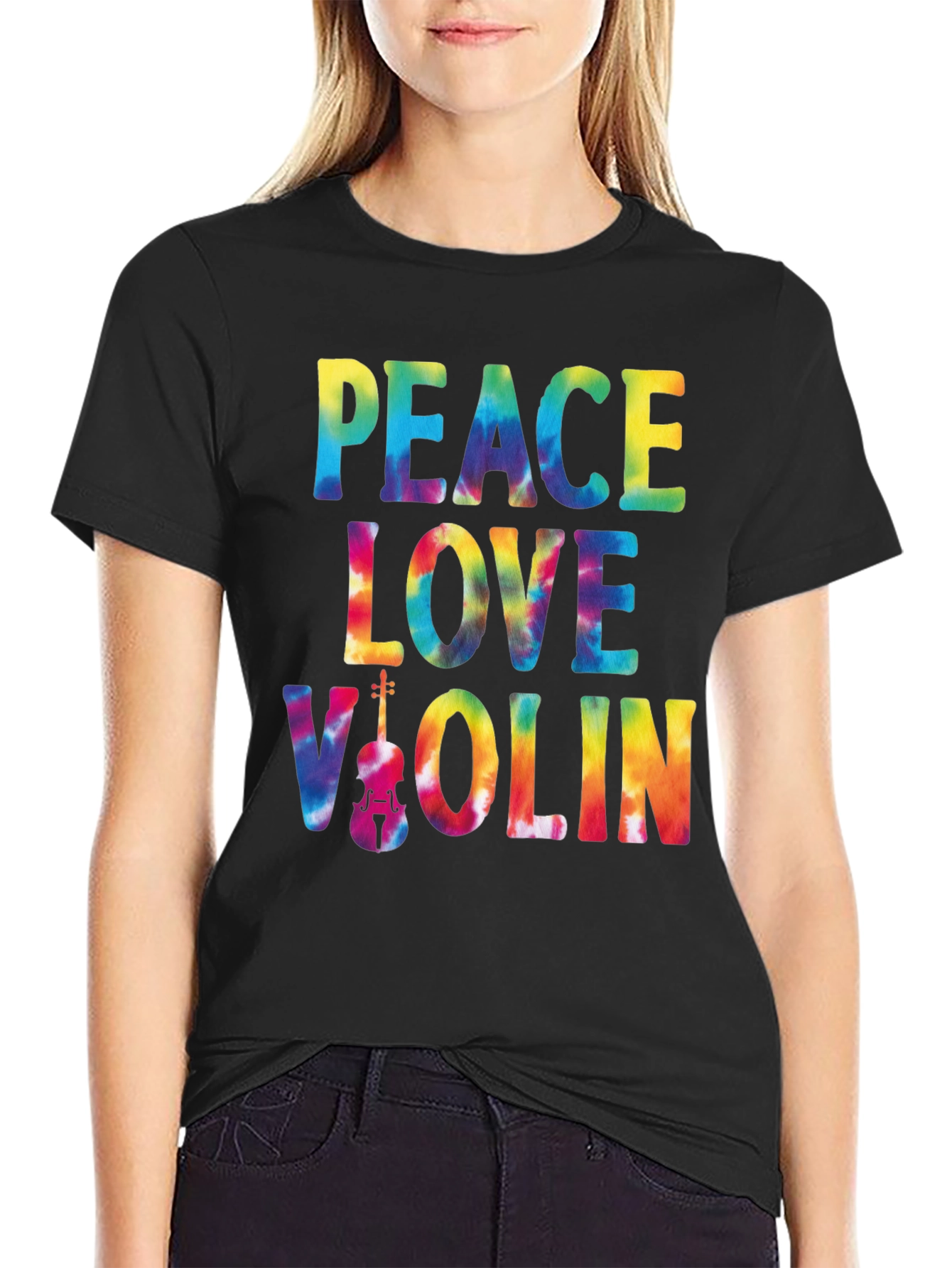 Peace Love Violin T-Shirt