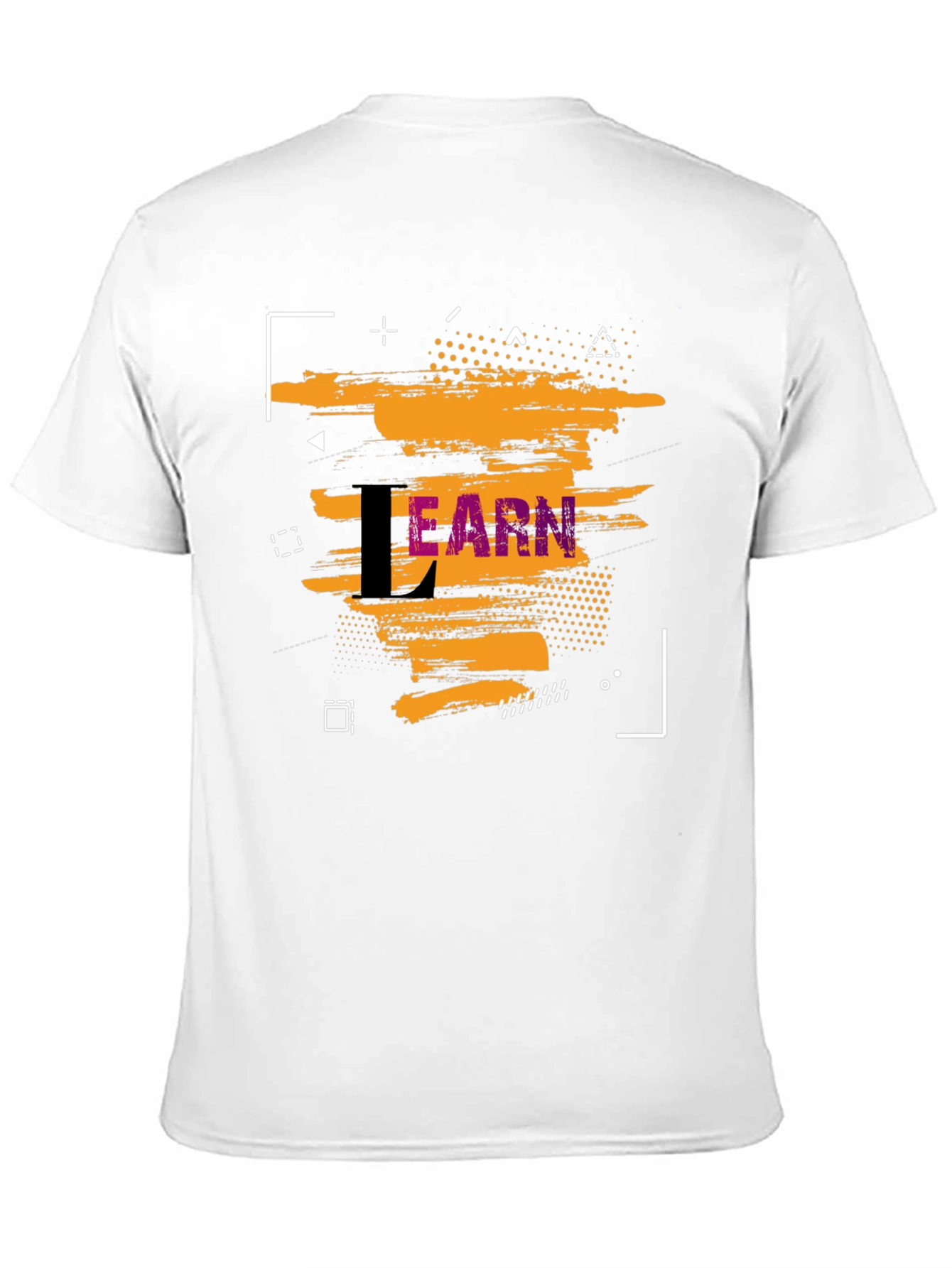 Stylish Learn Graphic Black T-Shirt