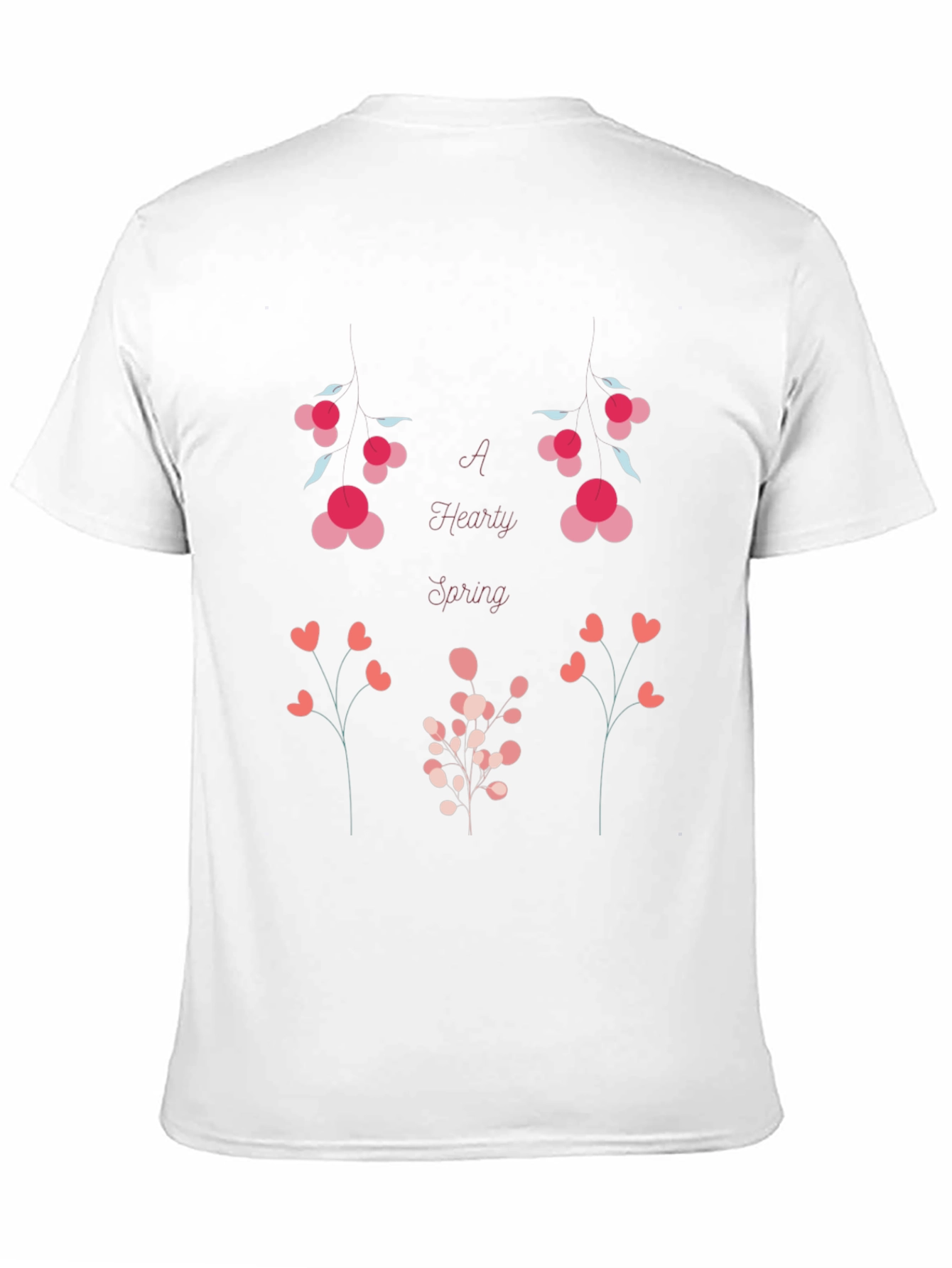 Hearty Spring Graphic T-Shirt - Black
