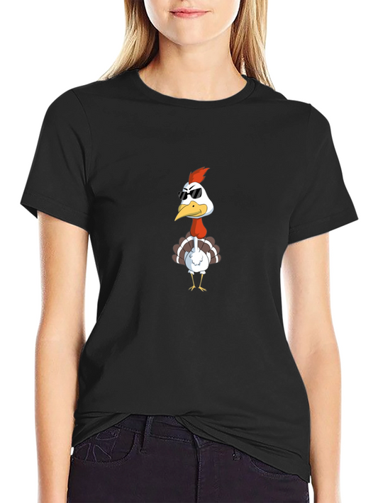 Cool Turkey Graphic Tee - Black