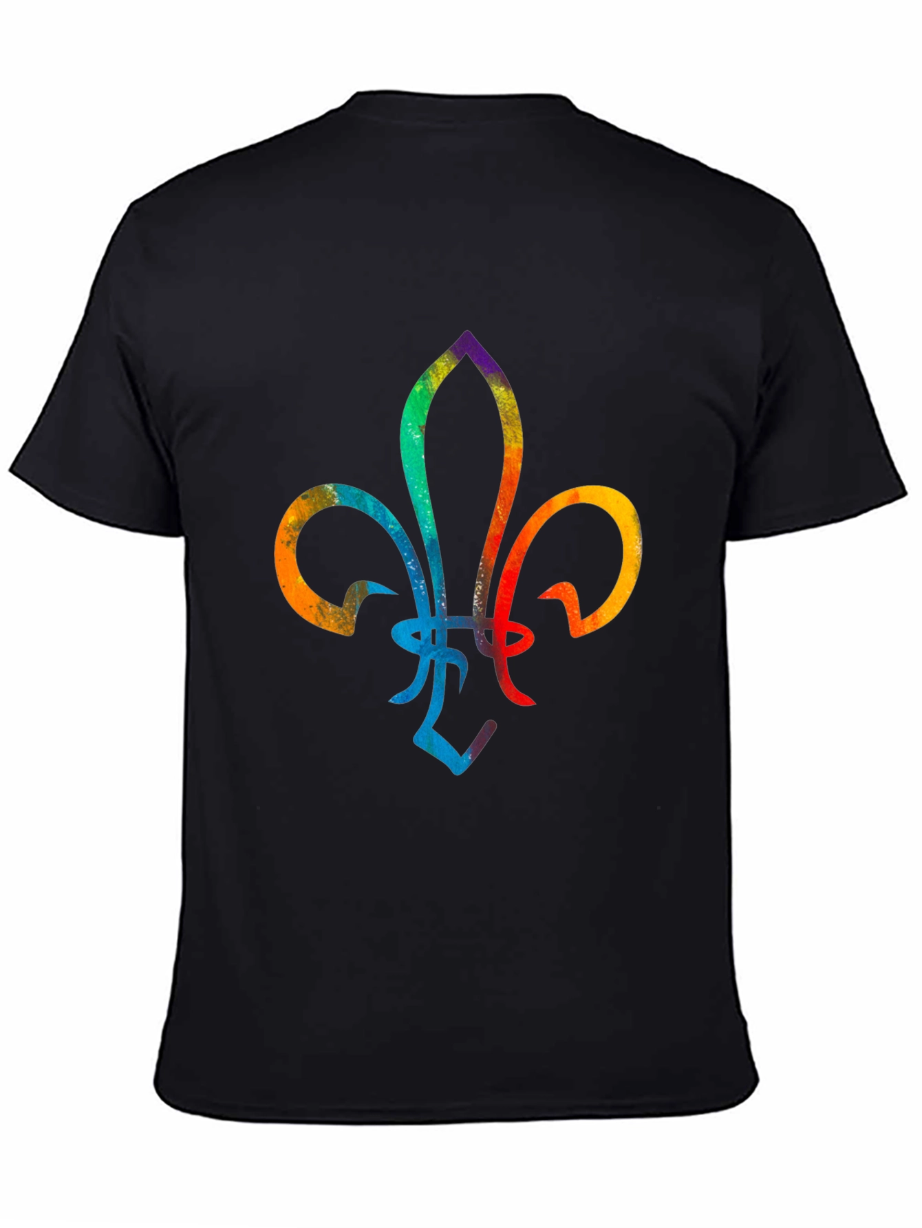 Colorful Fleur-de-lis Graphic Tee