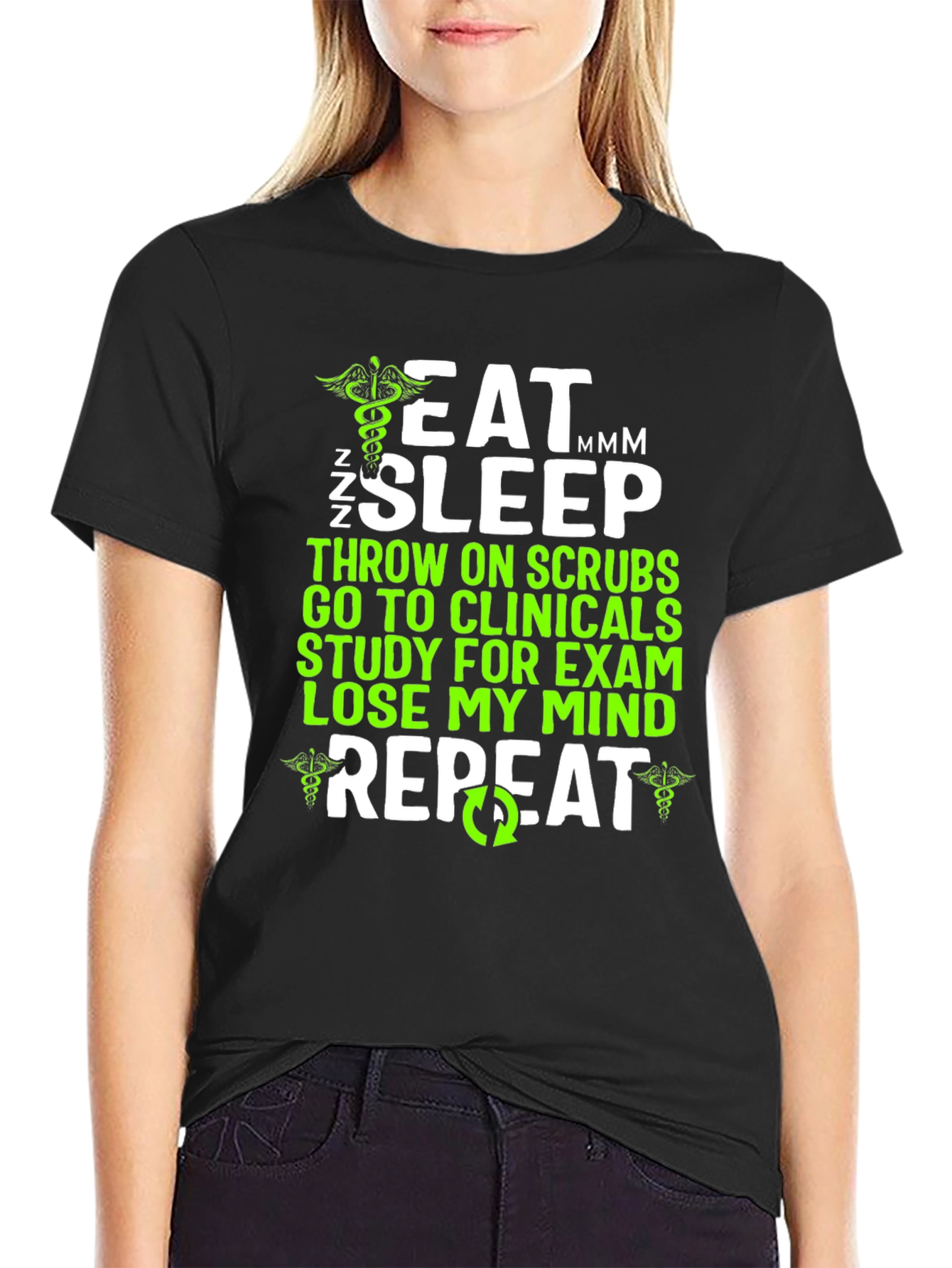 Eat Sleep Scrubs T-Shirt - Nurse Life Tee