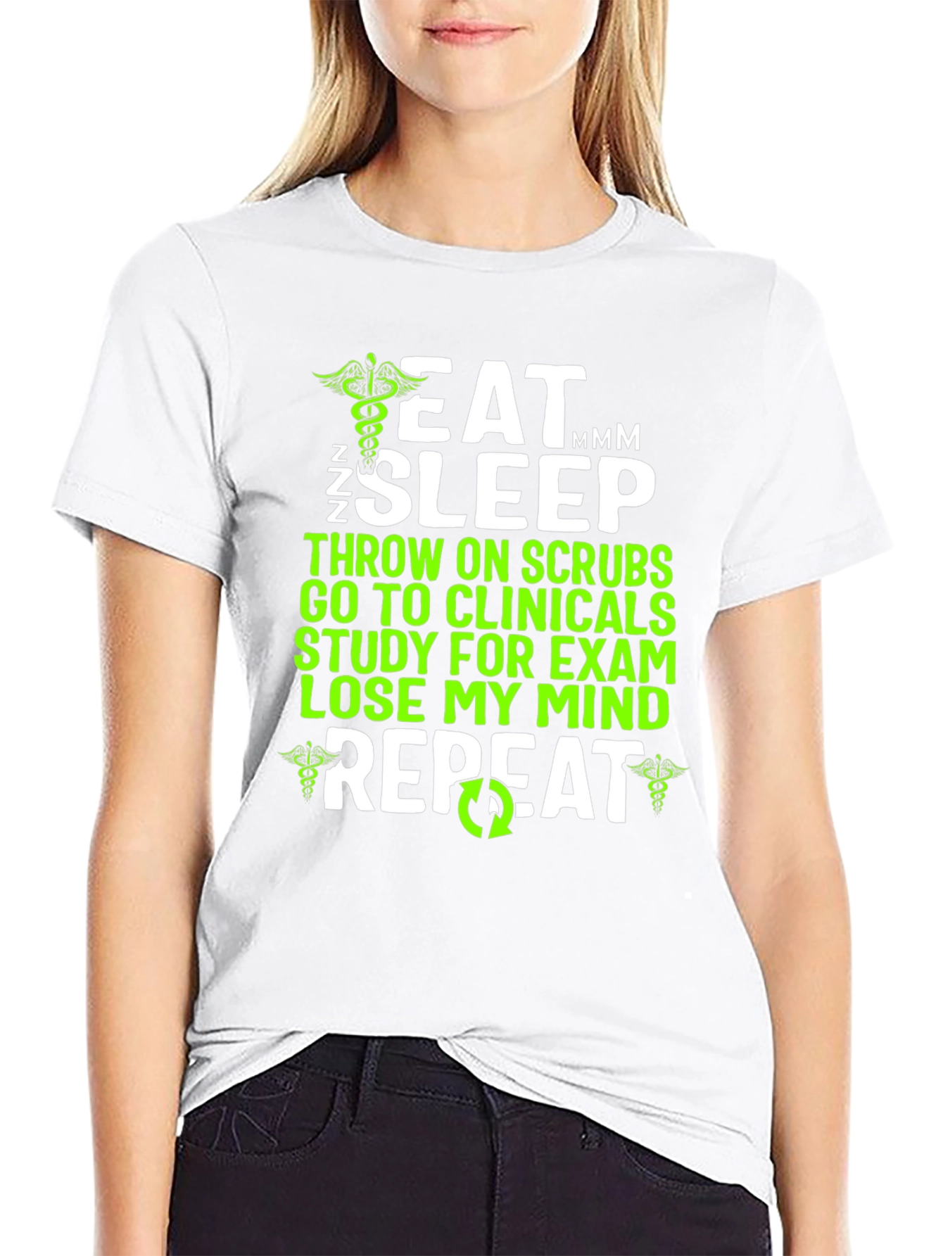 Eat Sleep Scrubs T-Shirt - Nurse Life Tee