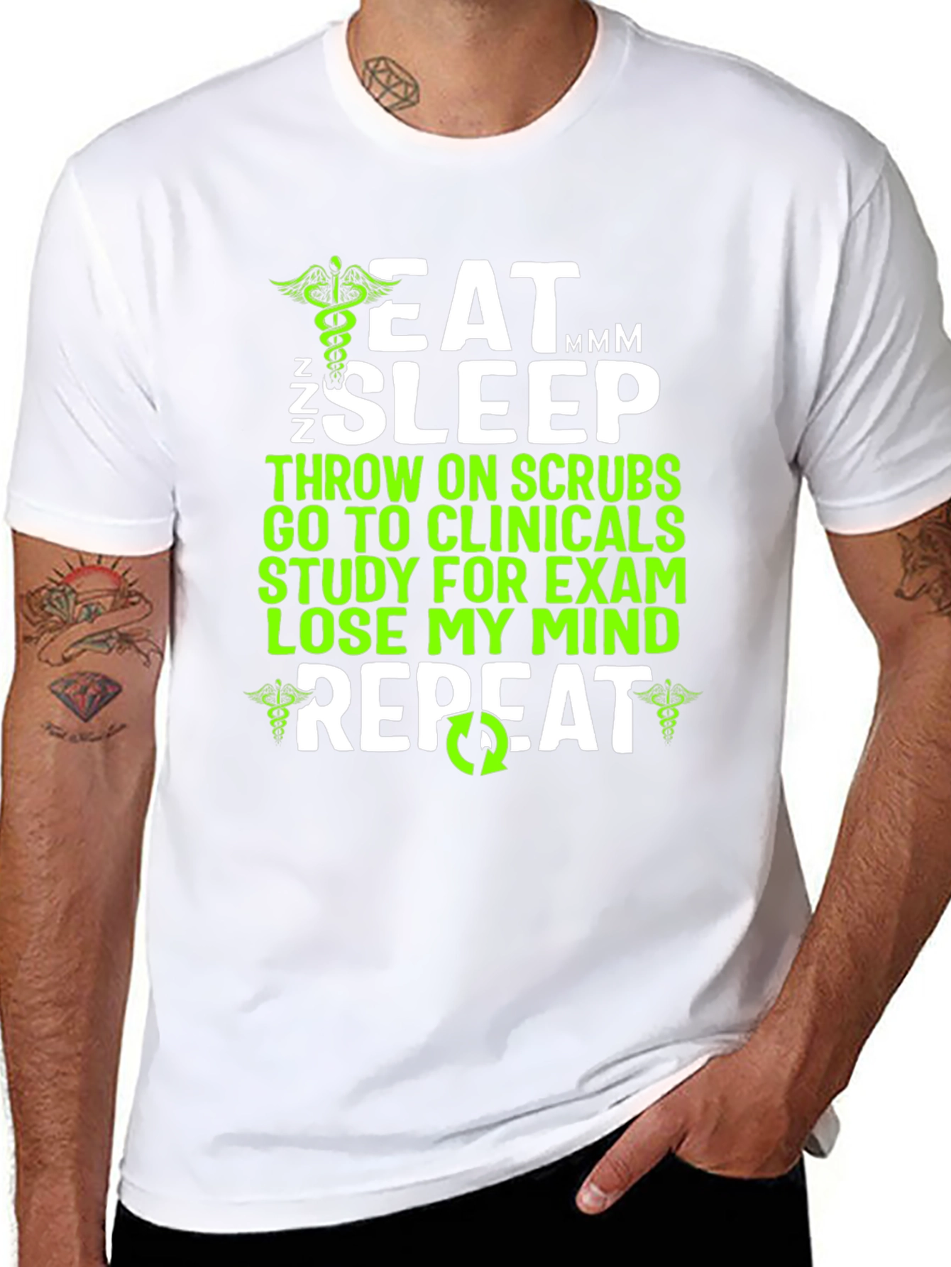 Eat Sleep Scrubs T-Shirt - Nurse Life Tee