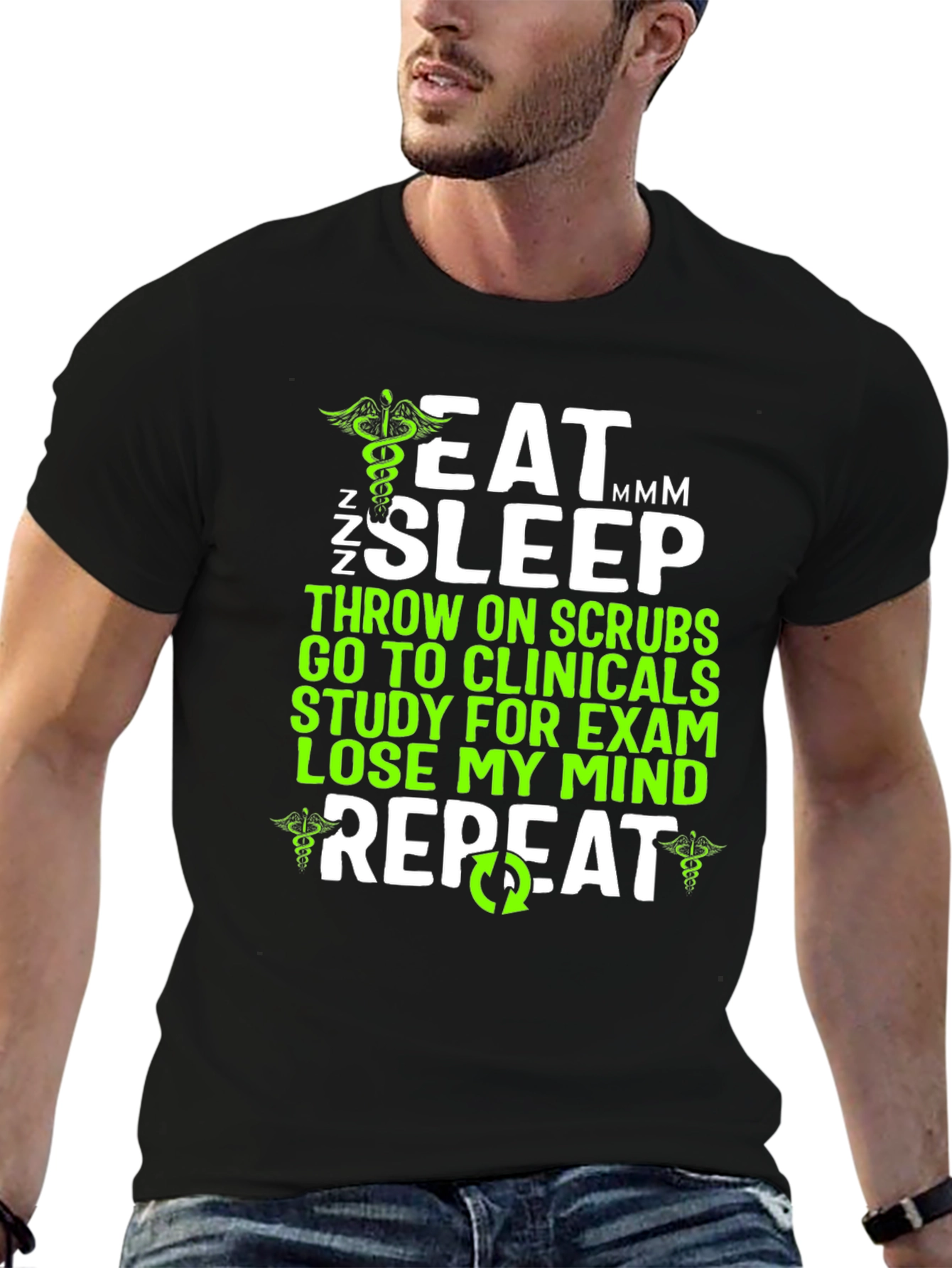 Eat Sleep Scrubs T-Shirt - Nurse Life Tee