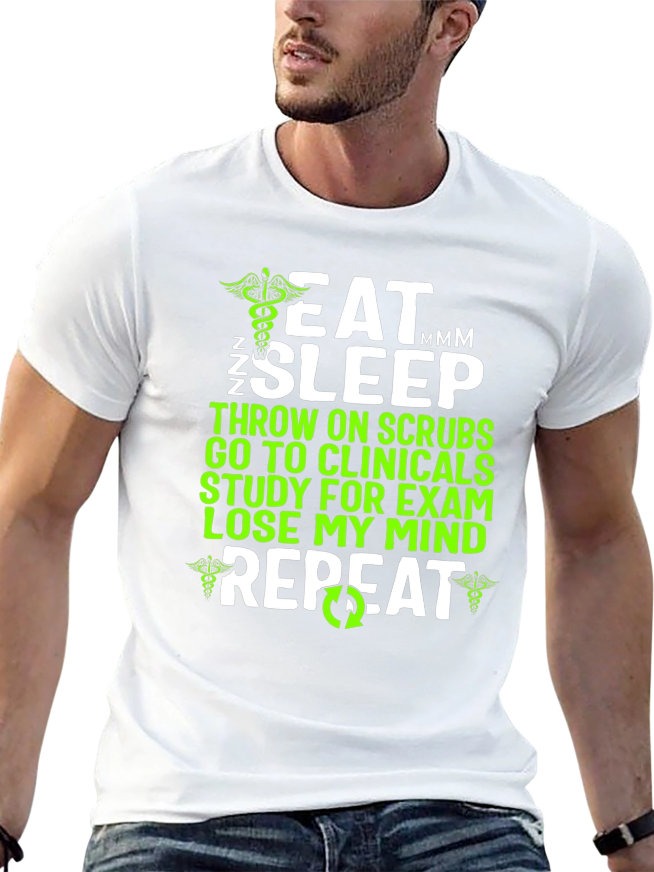 Eat Sleep Scrubs T-Shirt - Nurse Life Tee