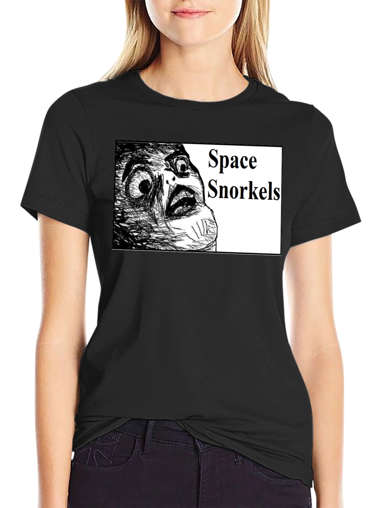 Space Snorkels Meme Graphic T-Shirt