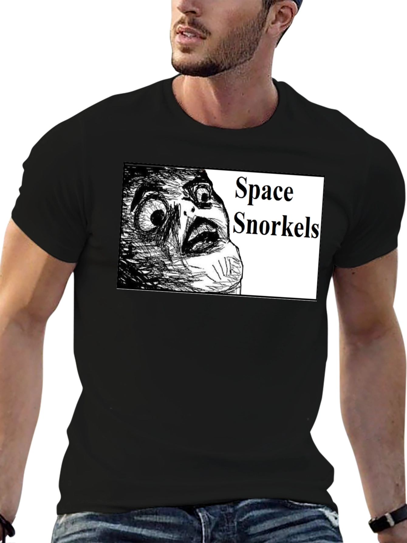 Space Snorkels Meme Graphic T-Shirt