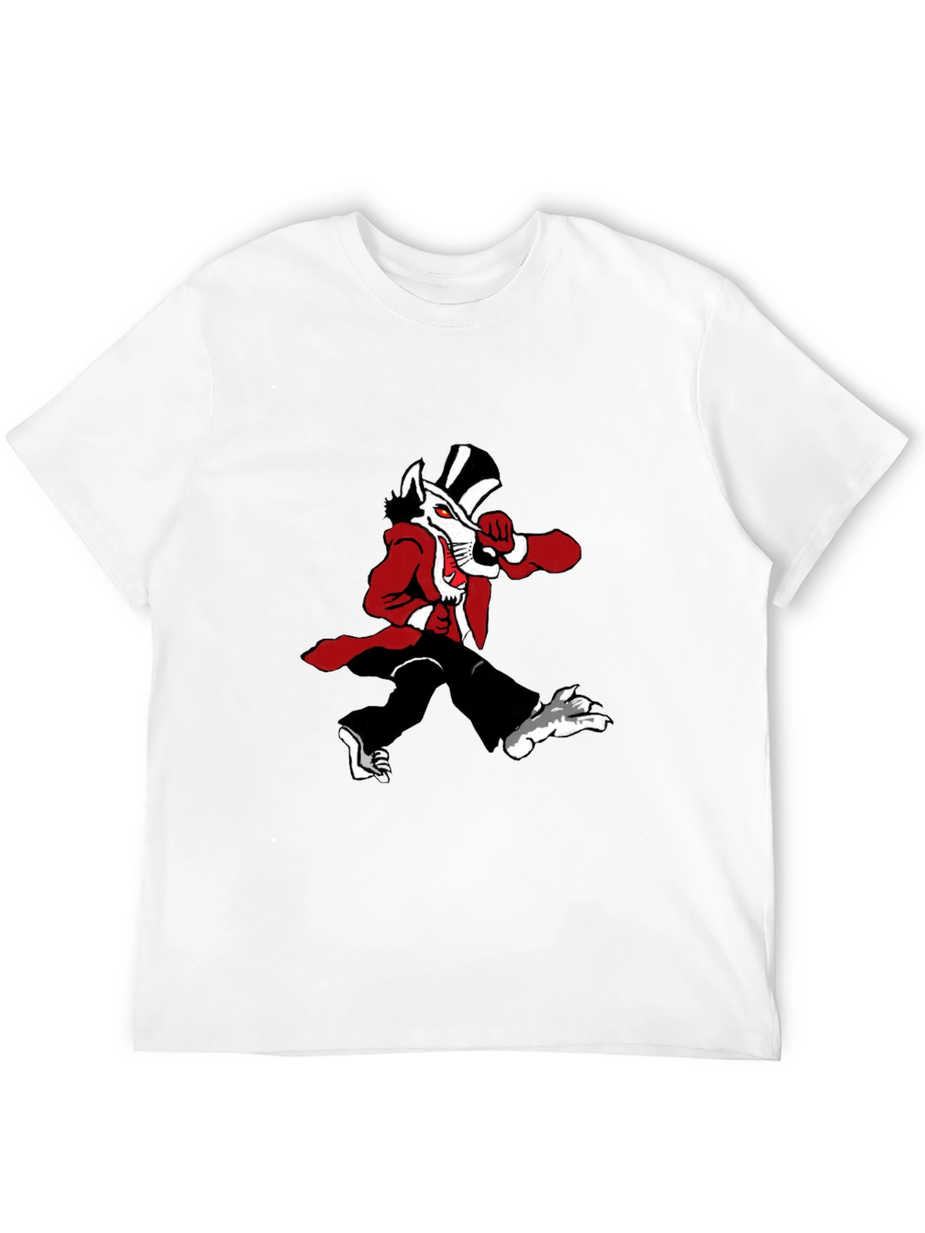 Mens Graphic Tee - Cartoon Mascot Design