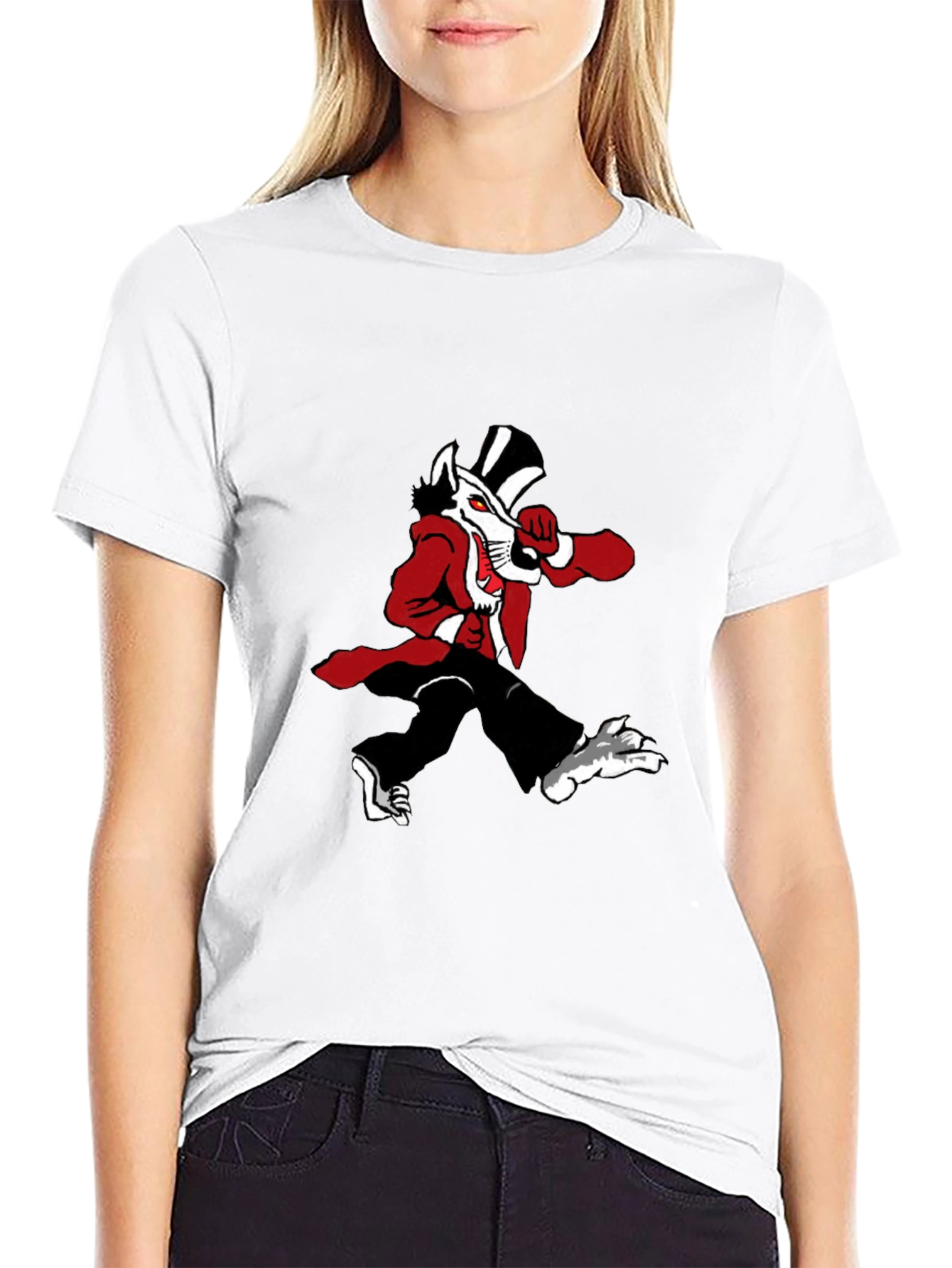 Mens Graphic Tee - Cartoon Mascot Design