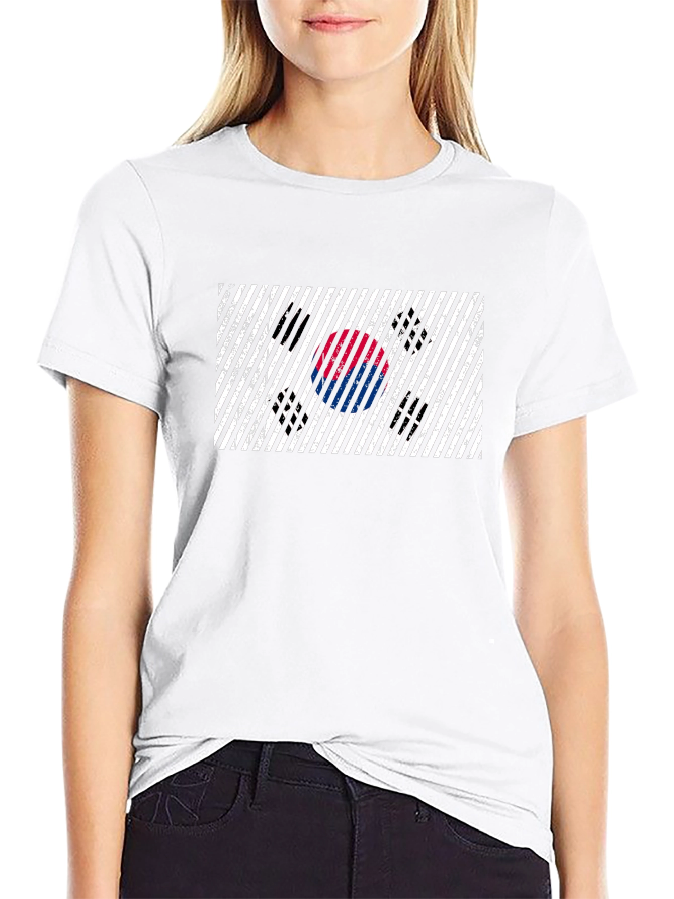 South Korea Flag Graphic Tee