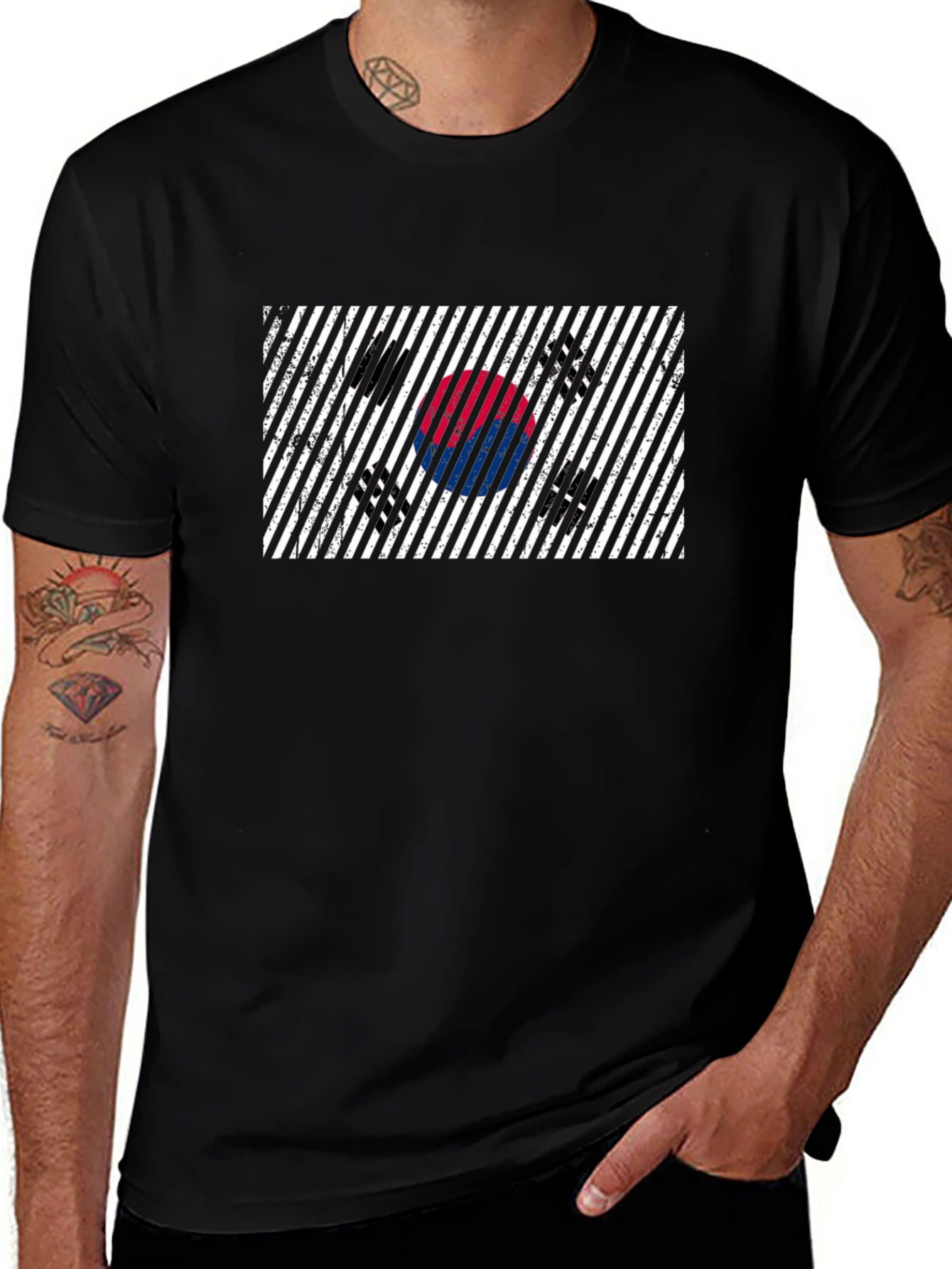 South Korea Flag Graphic Tee