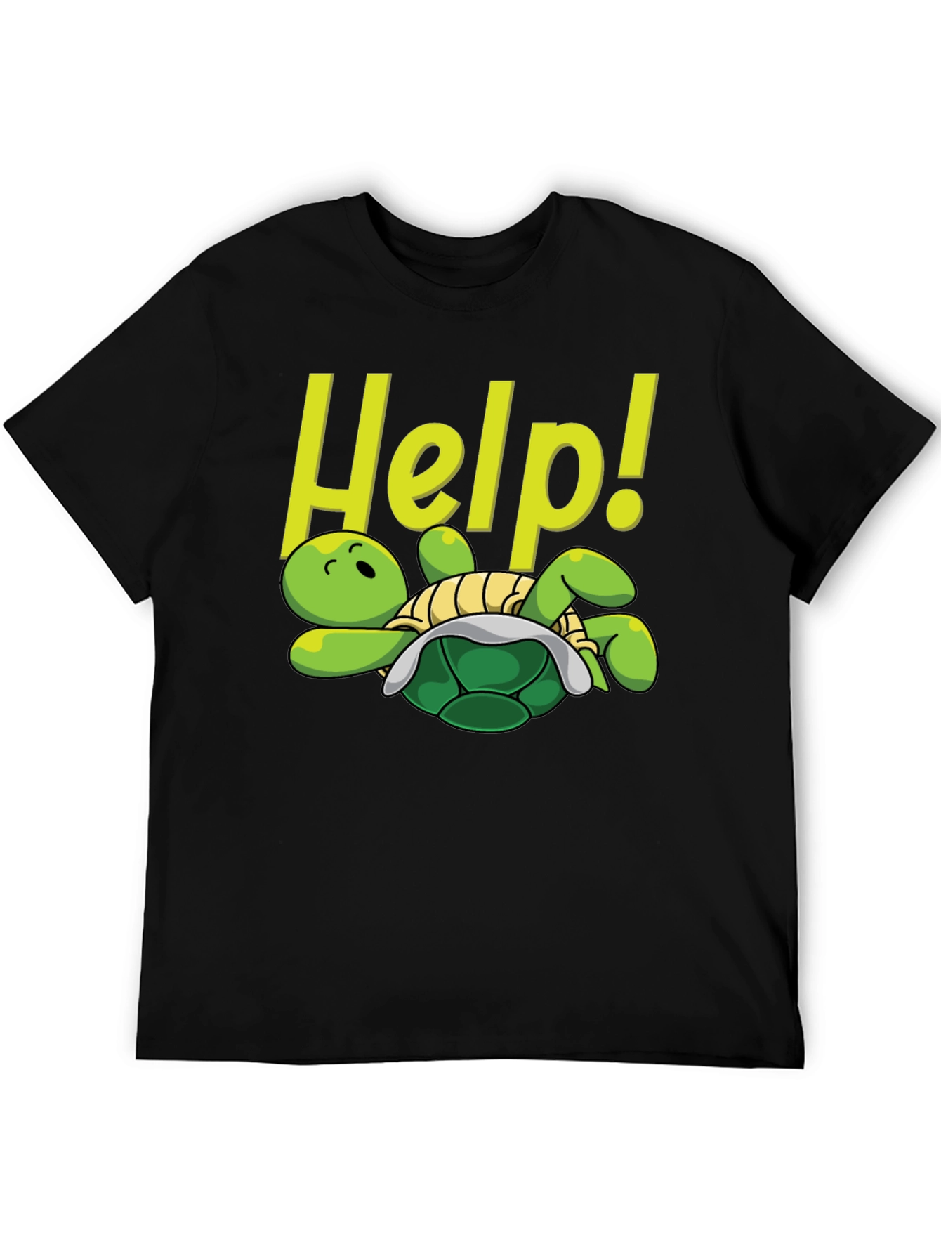 Funny Turtle Help T-Shirt