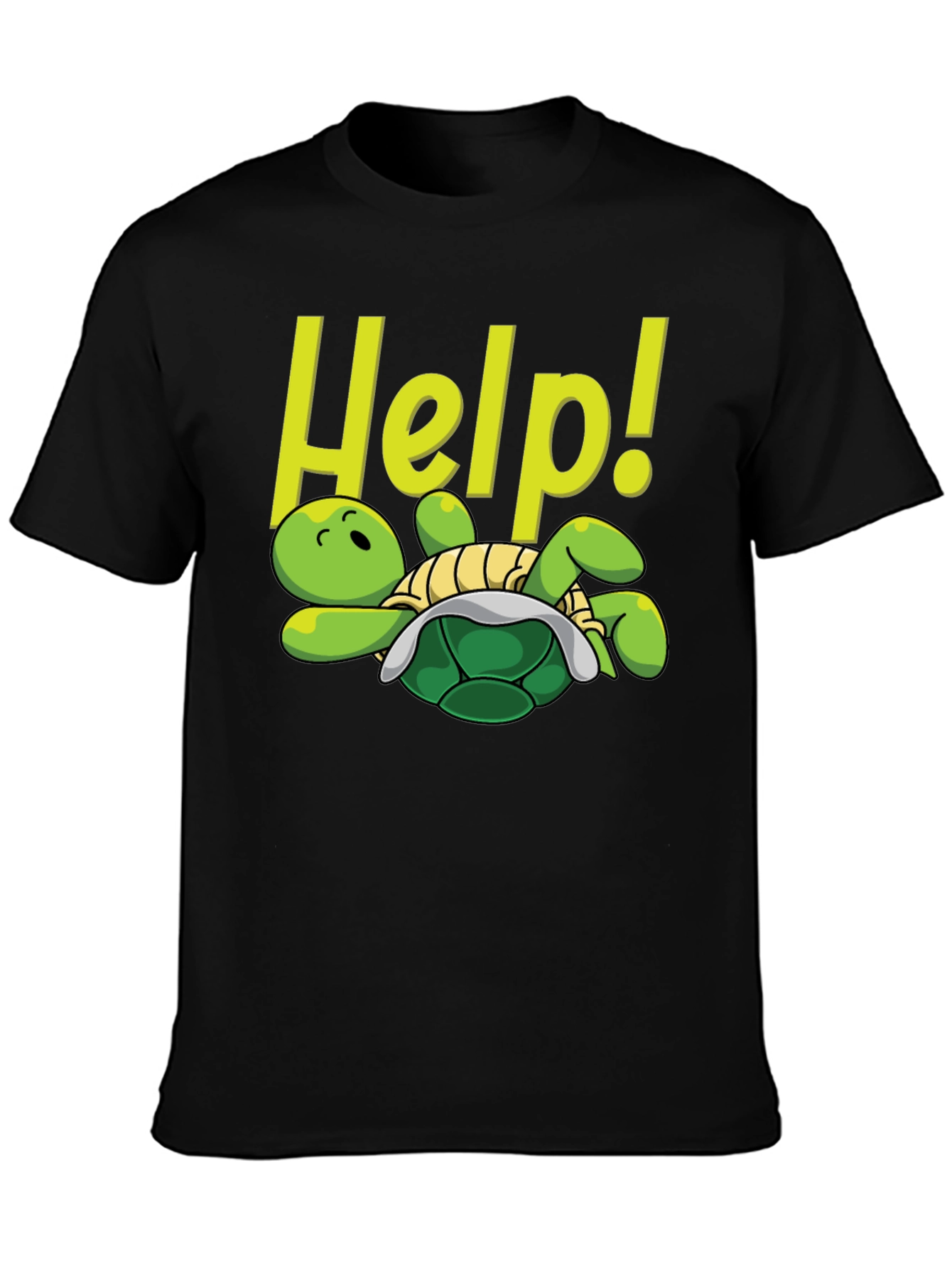 Funny Turtle Help T-Shirt