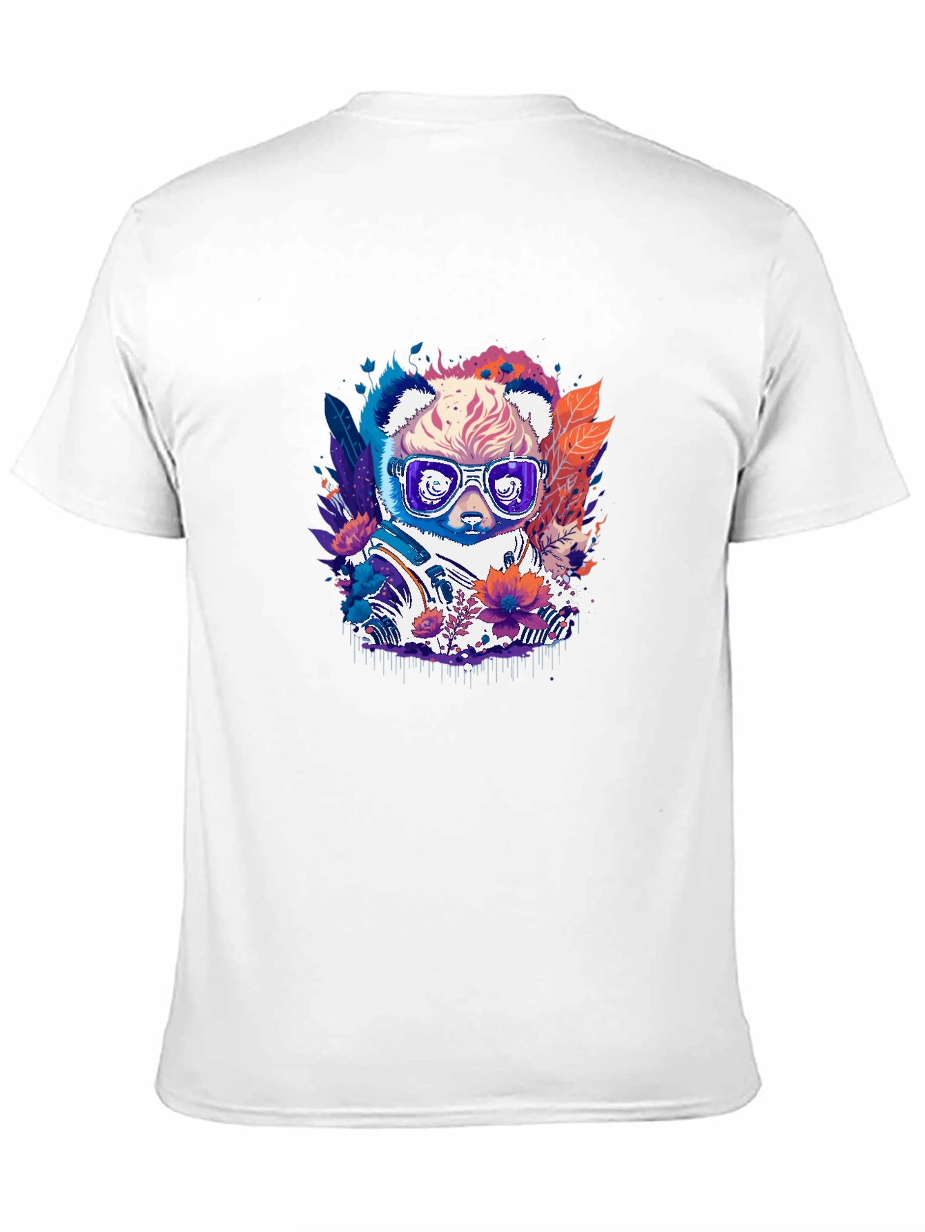 Cool Panda Graphic Tee - Unisex Black T-Shirt
