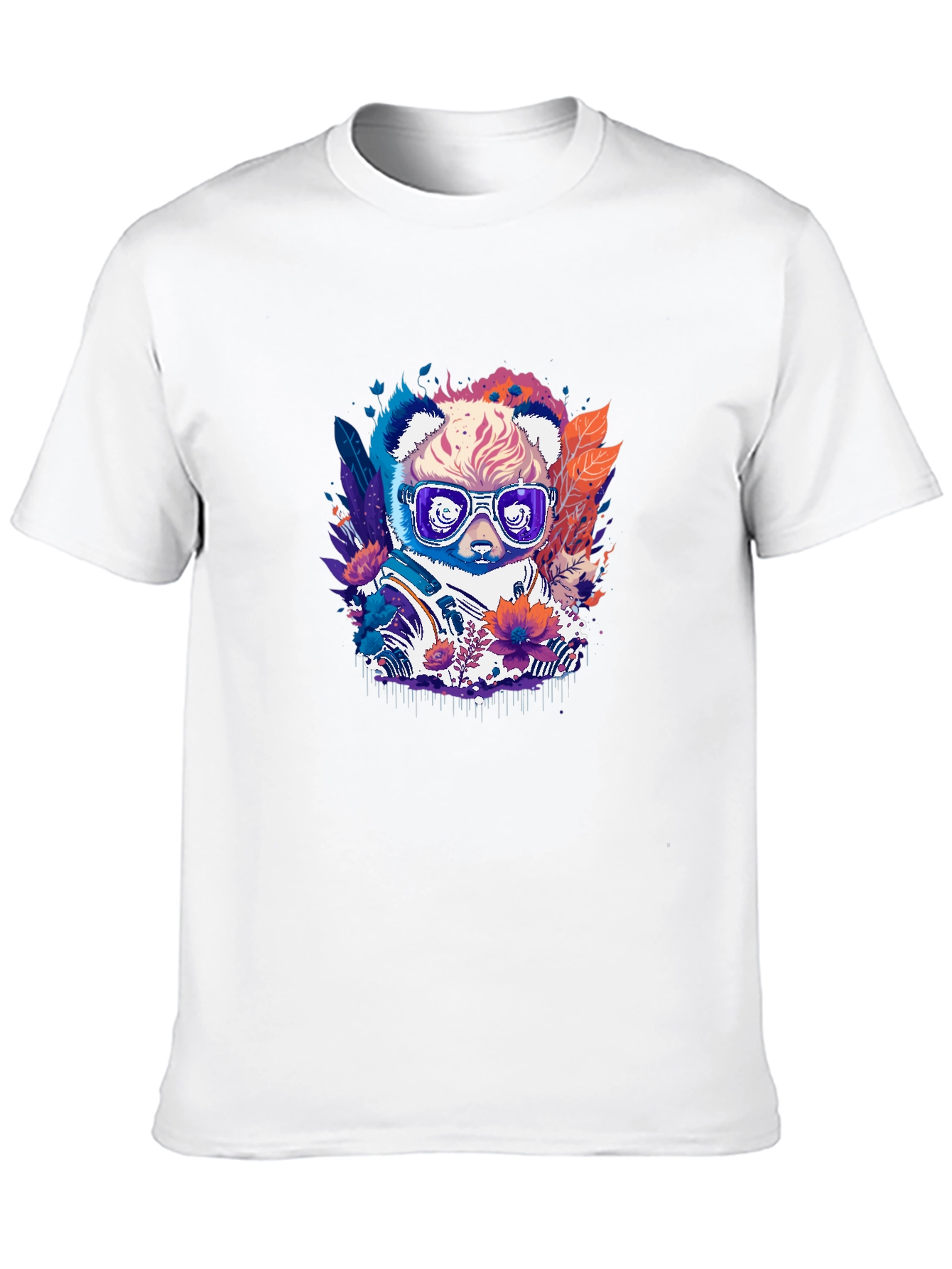 Cool Panda Graphic Tee - Unisex Black T-Shirt