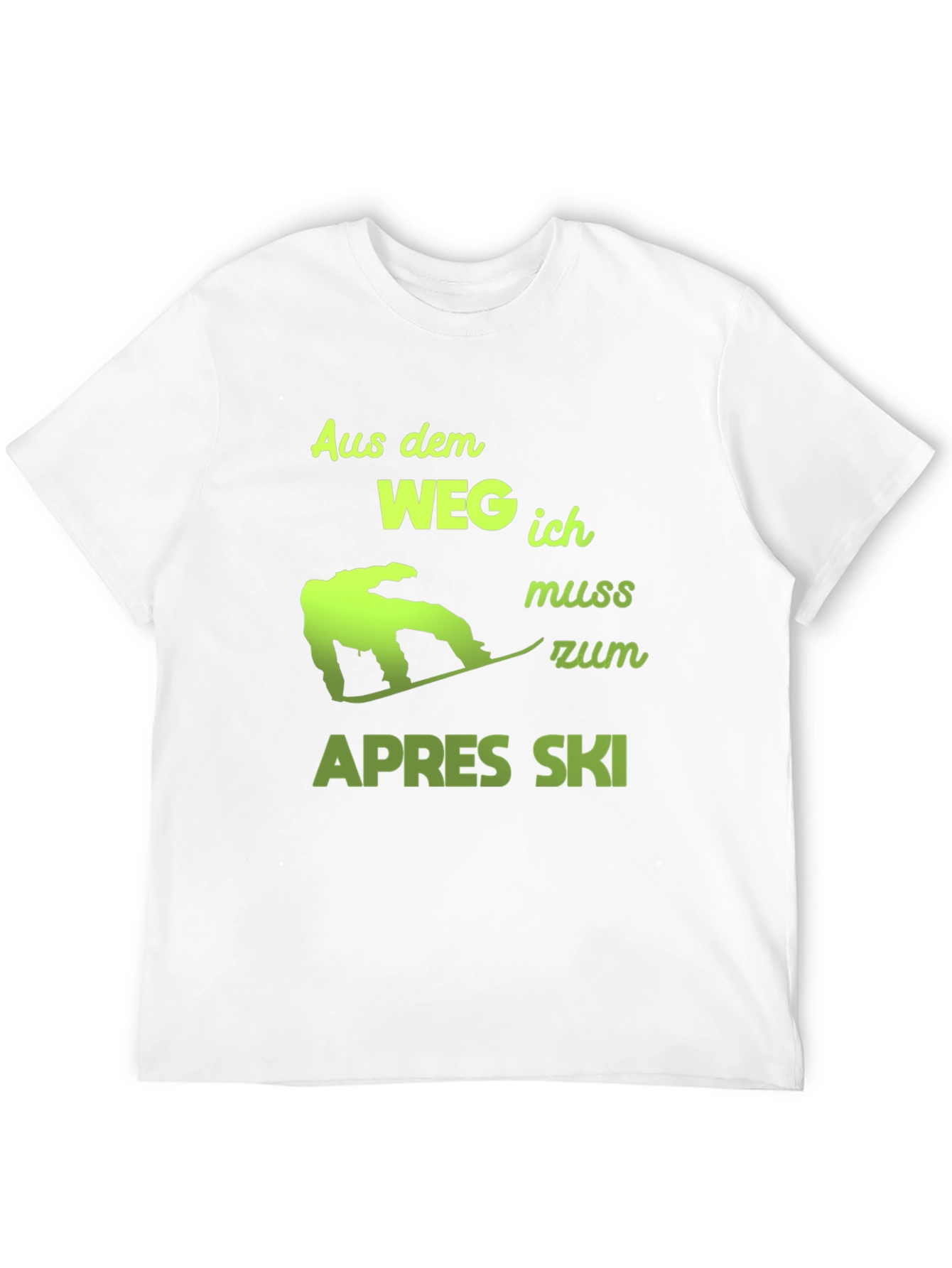 Apres Ski T-Shirt: Snowboarder Humor