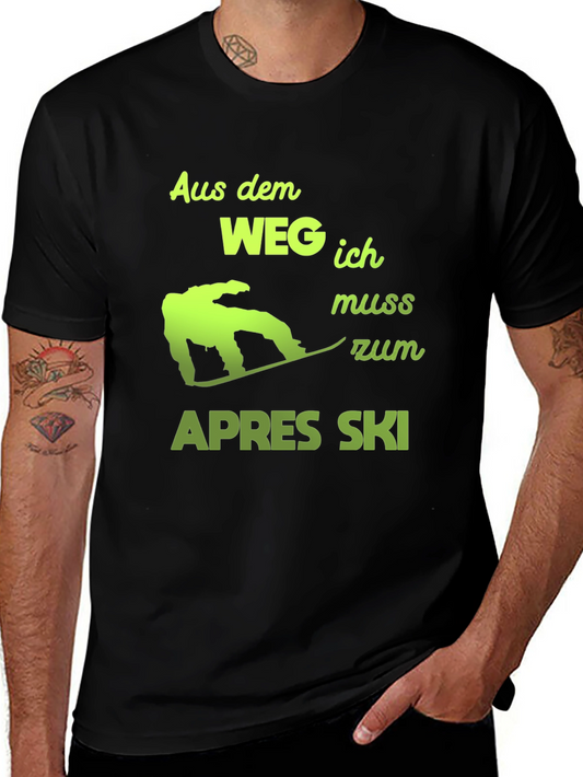 Apres Ski T-Shirt: Snowboarder Humor