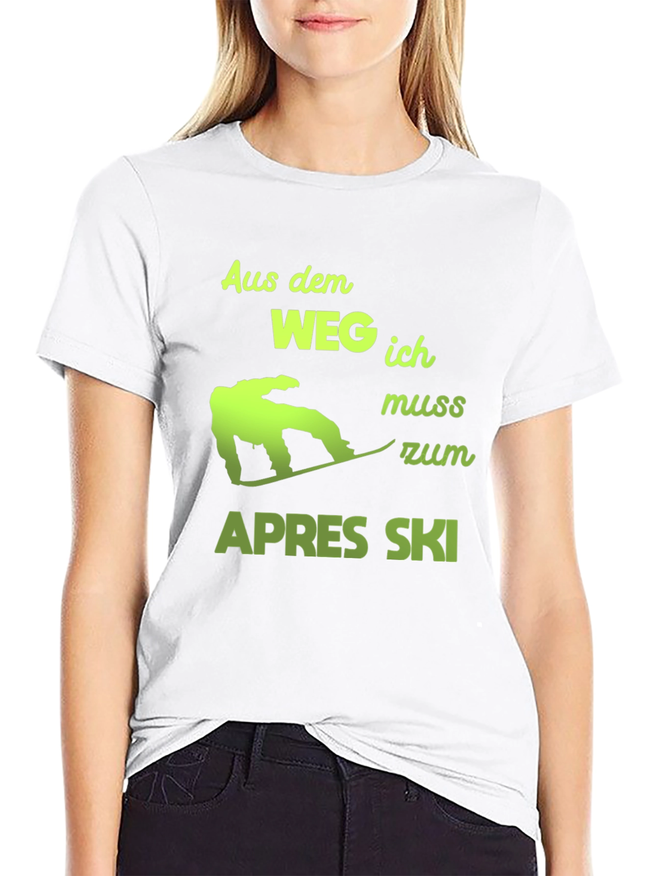 Apres Ski T-Shirt: Snowboarder Humor