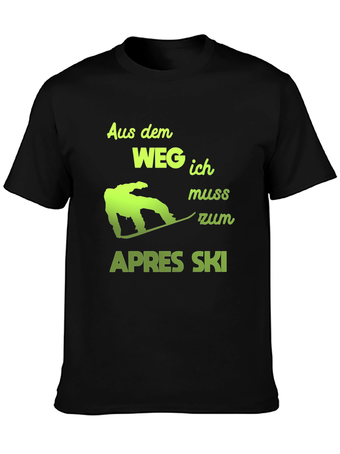 Apres Ski T-Shirt: Snowboarder Humor