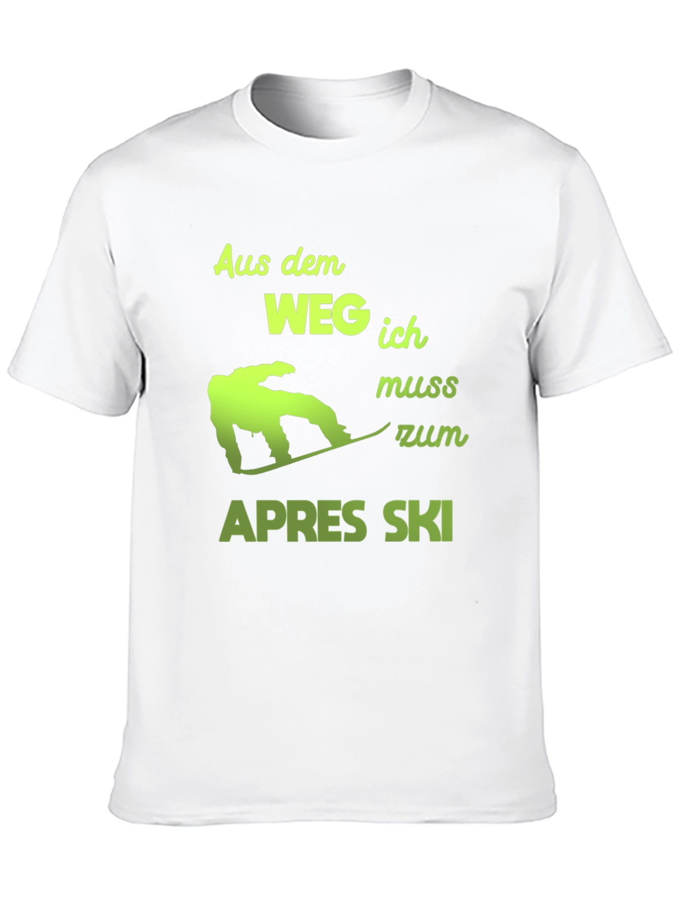 Apres Ski T-Shirt: Snowboarder Humor
