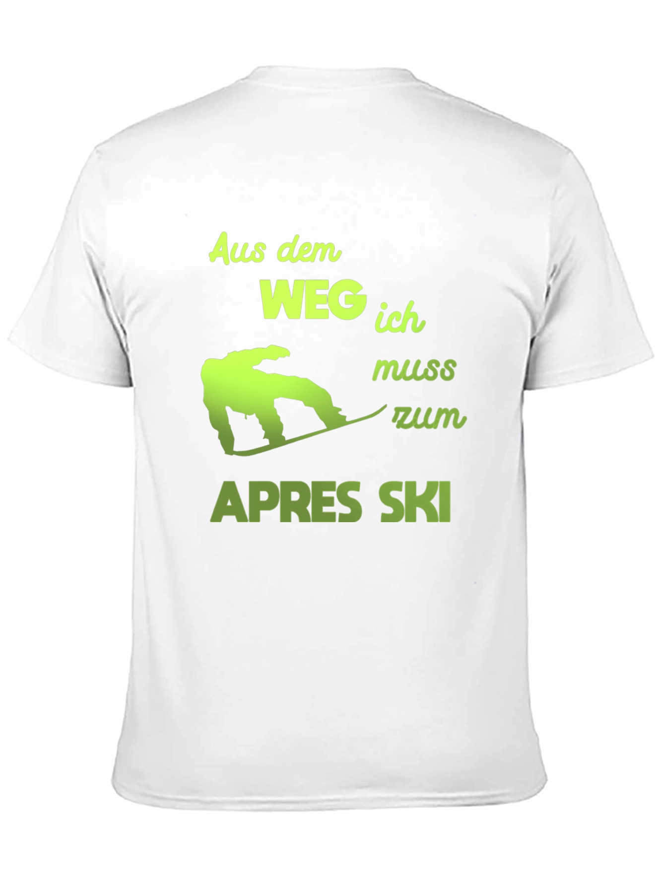 Apres Ski T-Shirt: Snowboarder Humor