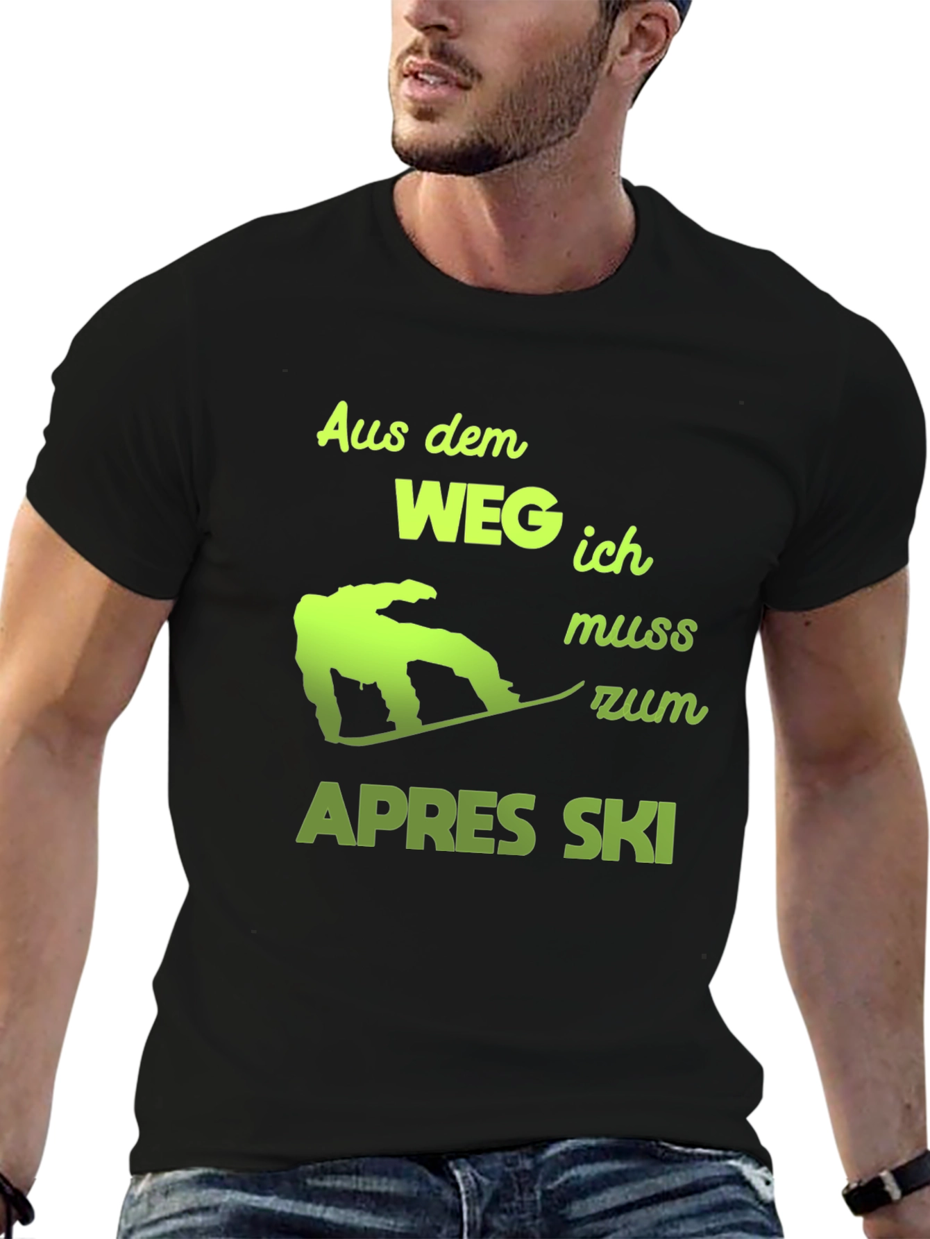Apres Ski T-Shirt: Snowboarder Humor