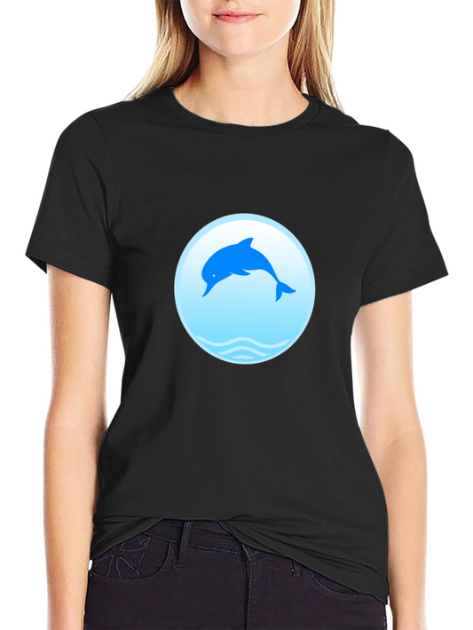 Dolphin Graphic Tee - Stylish Comfort